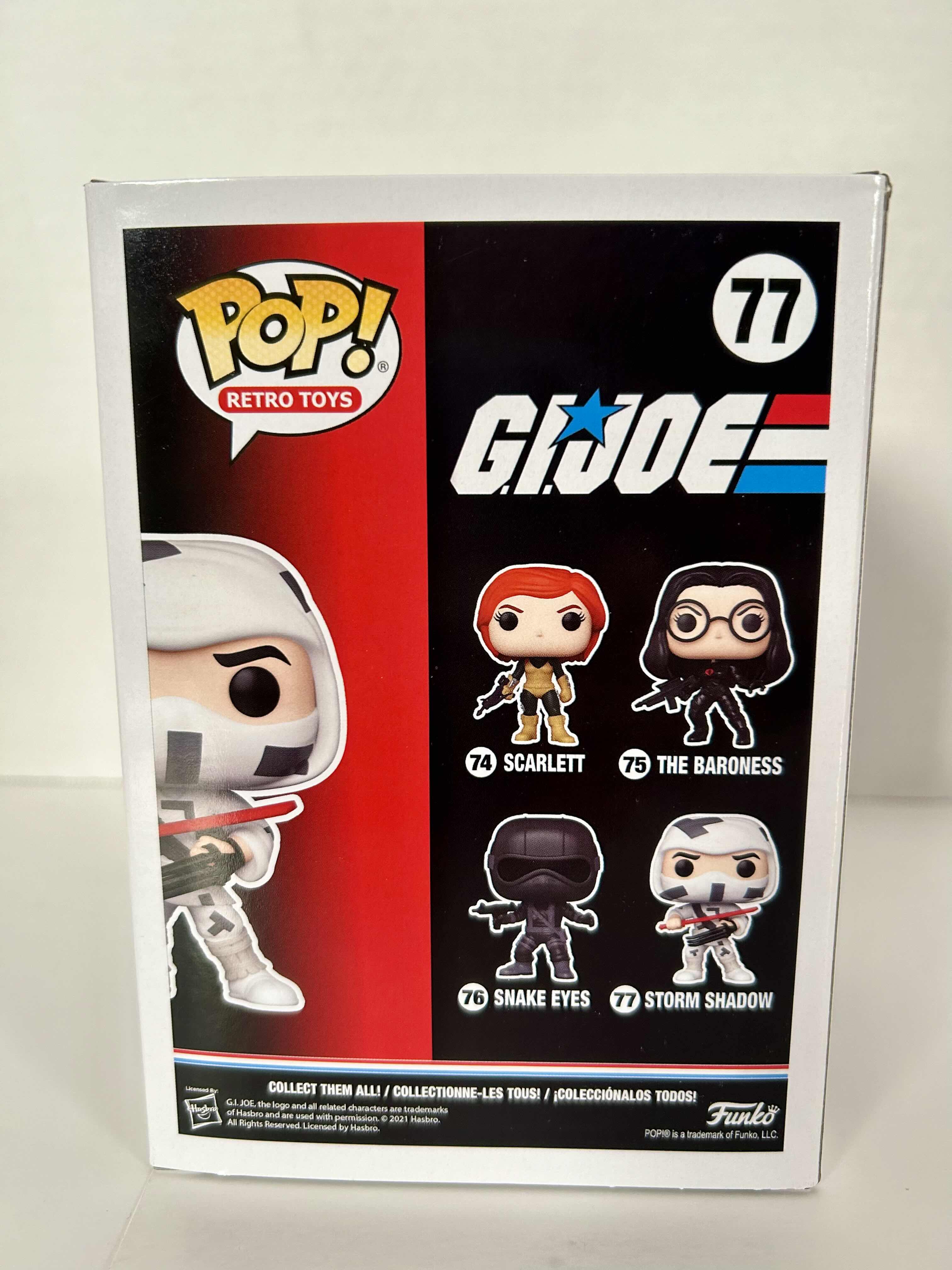Photo 1 of FUNKO POP! GI JOE: STORM SHADOW #77
6 PER CASE