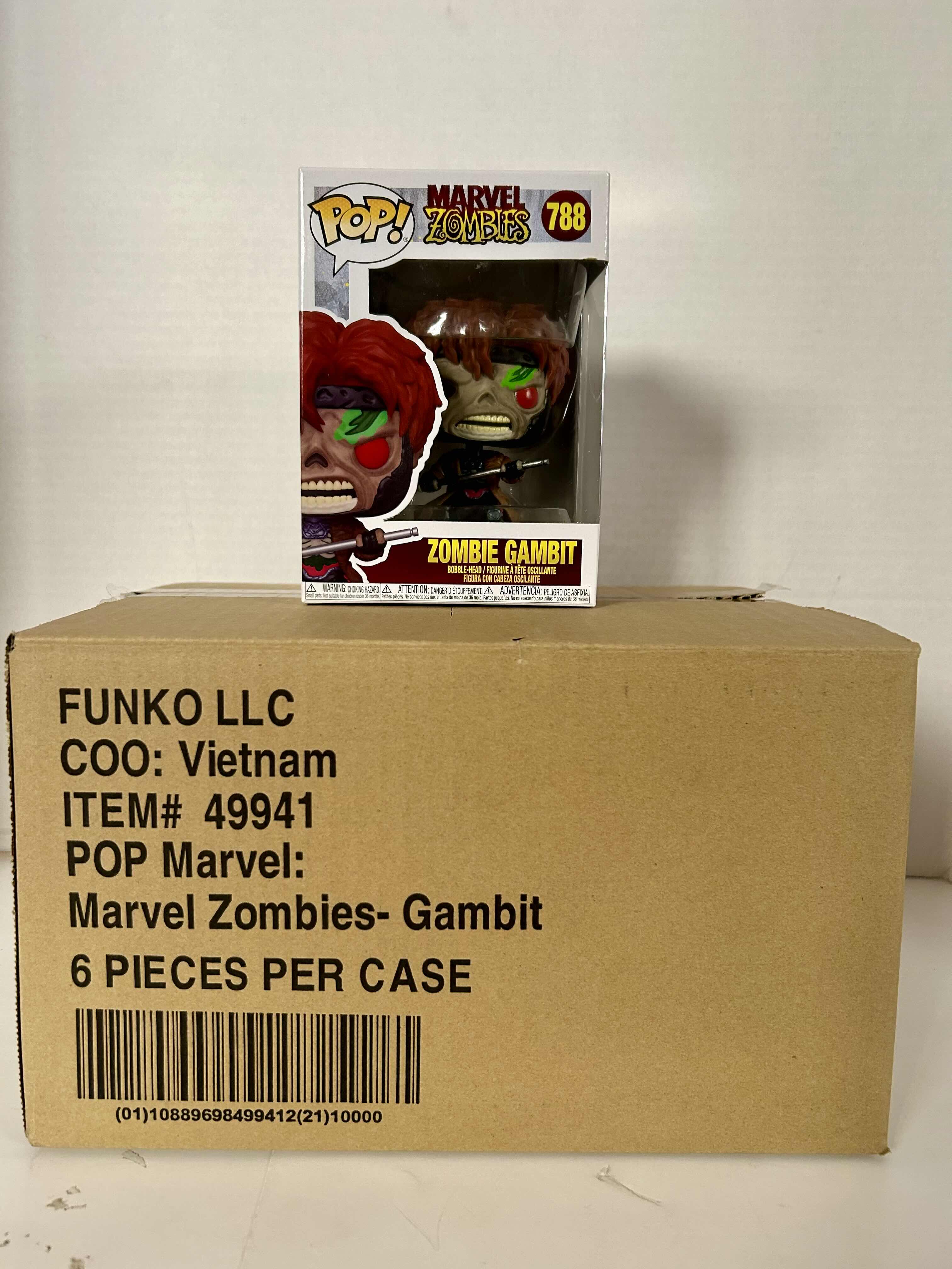 Photo 1 of FUNKO POP! MARVEL ZOMBIES: ZOMBIE GAMBIT #788
6 PER CASE