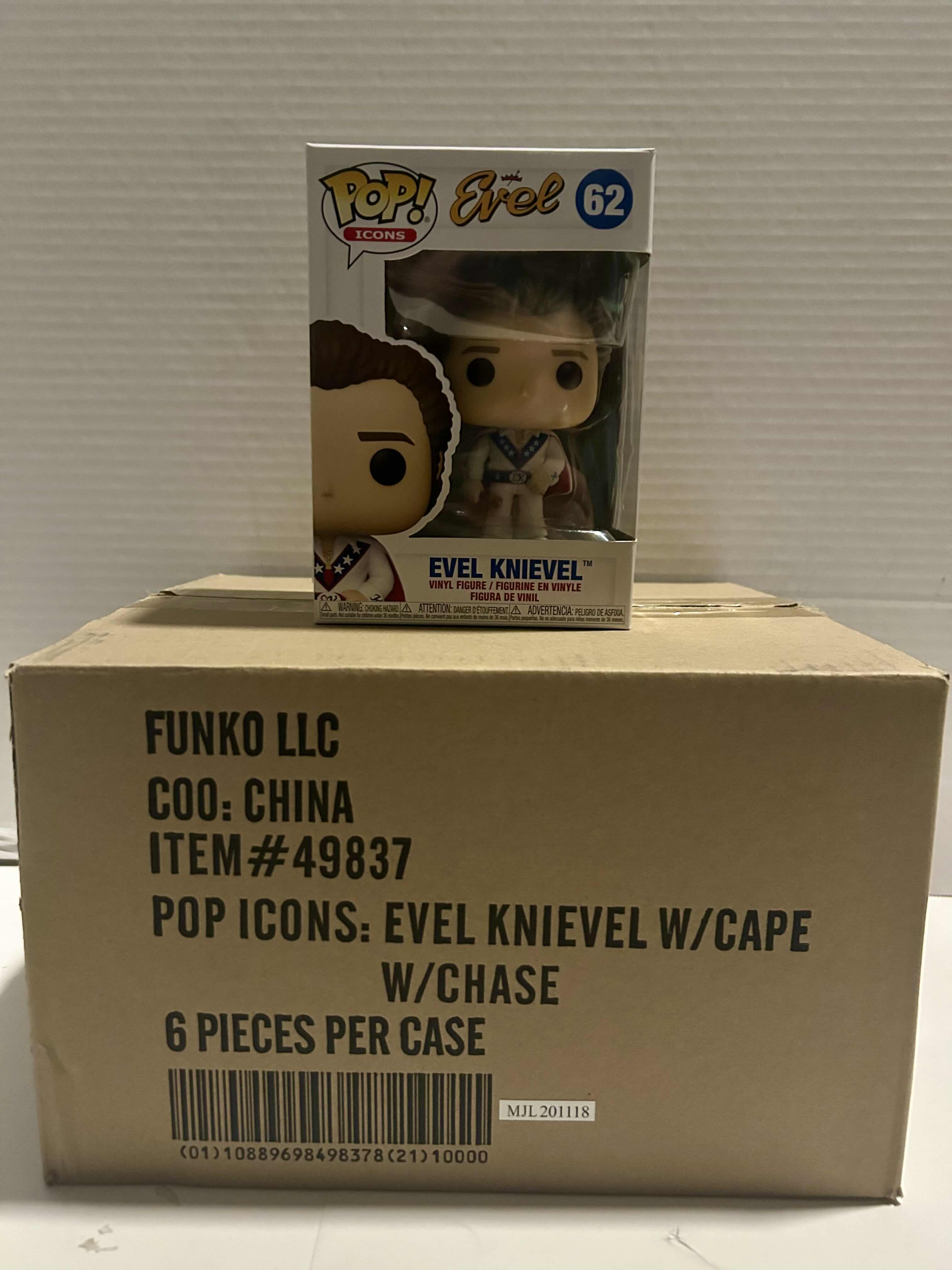 Photo 1 of FUNKO POP! EVEL KNIEVEL #62
6 PER CASE