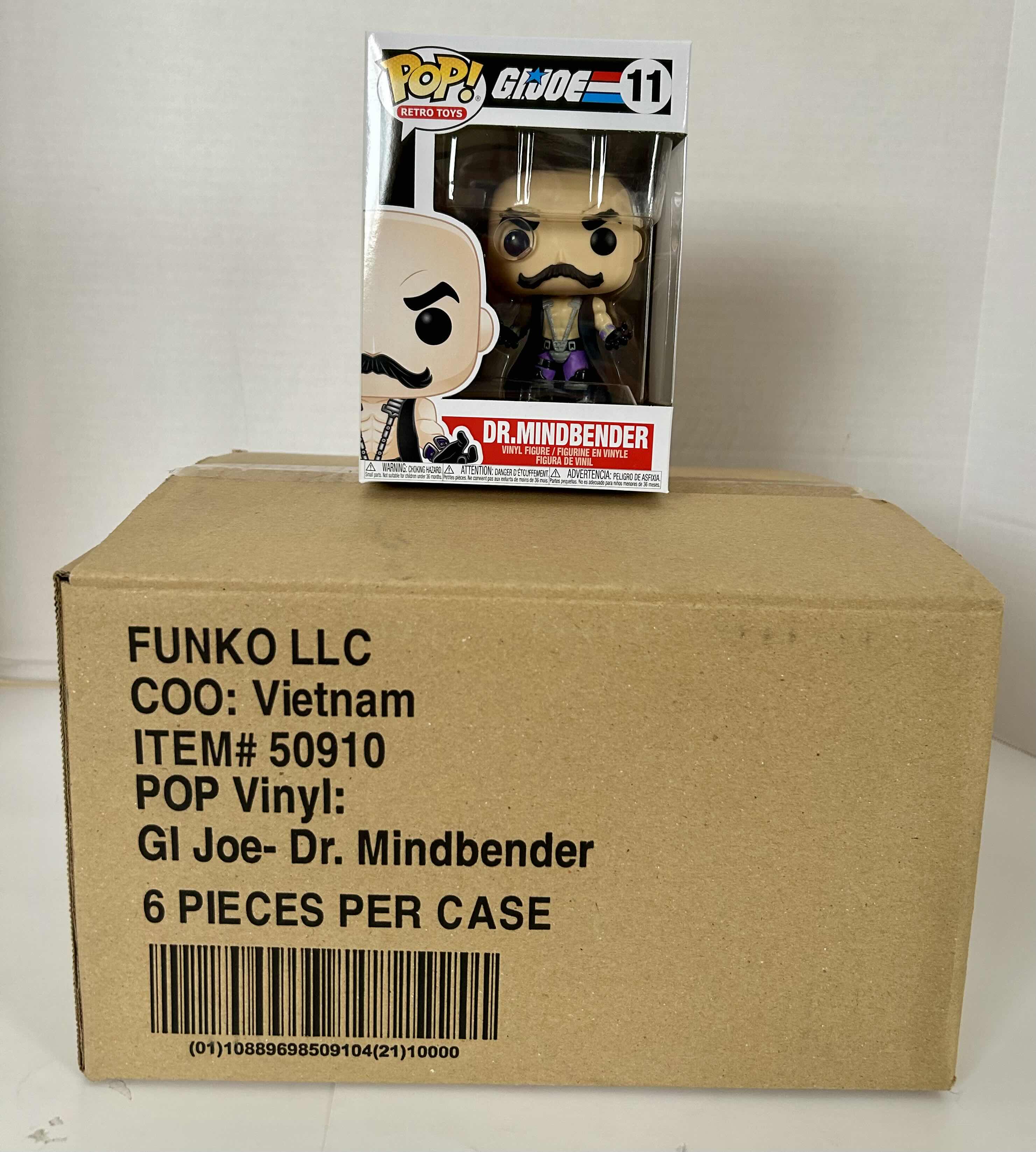 Photo 1 of FUNKO POP! GI JOE: DR MINDBENDER #11
6 PER CASE