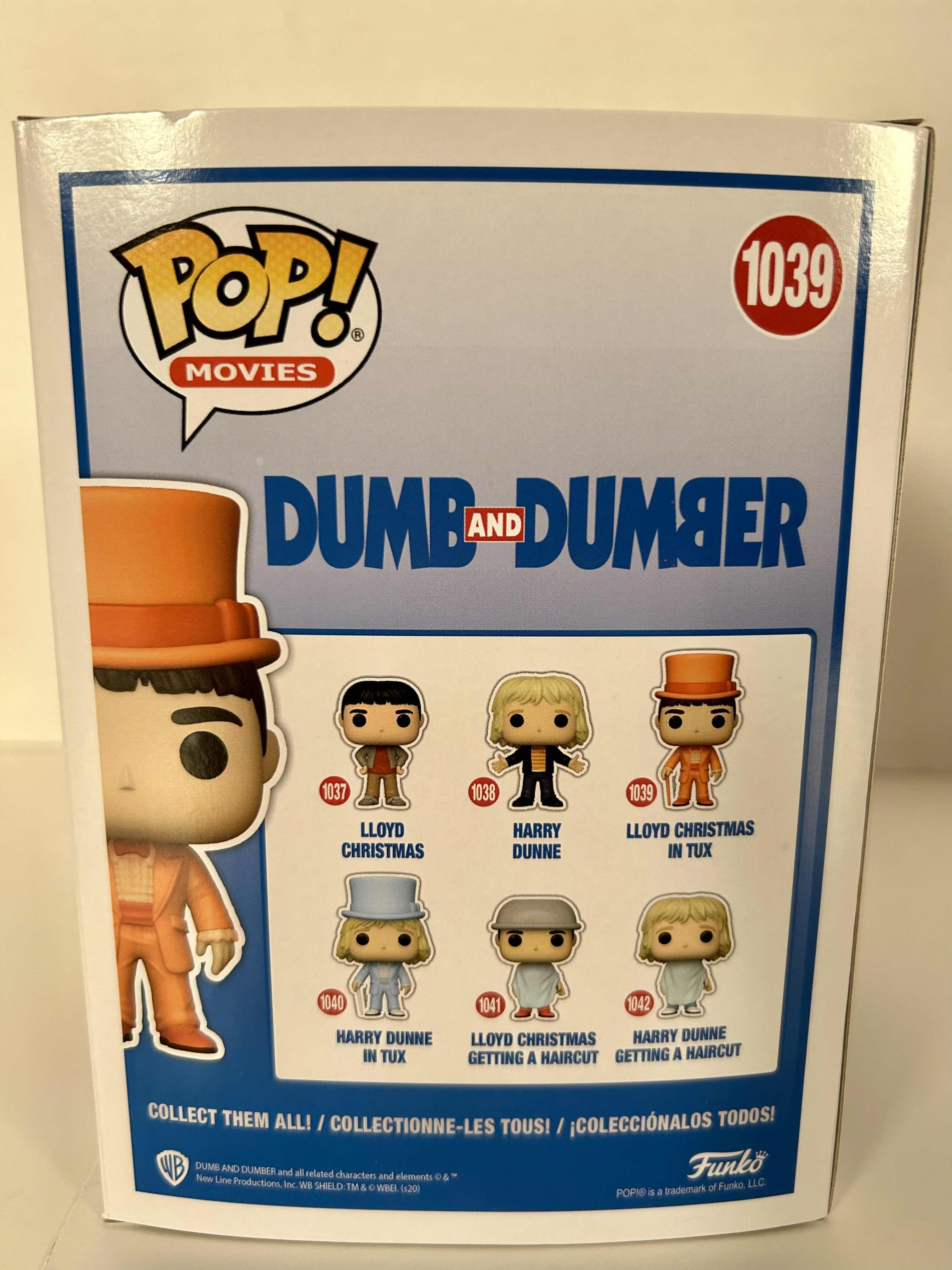 Photo 1 of FUNKO POP! DUMB & DUMBER: LLOYD CHRISTMAS IN TUX #1039
5 PER CASE