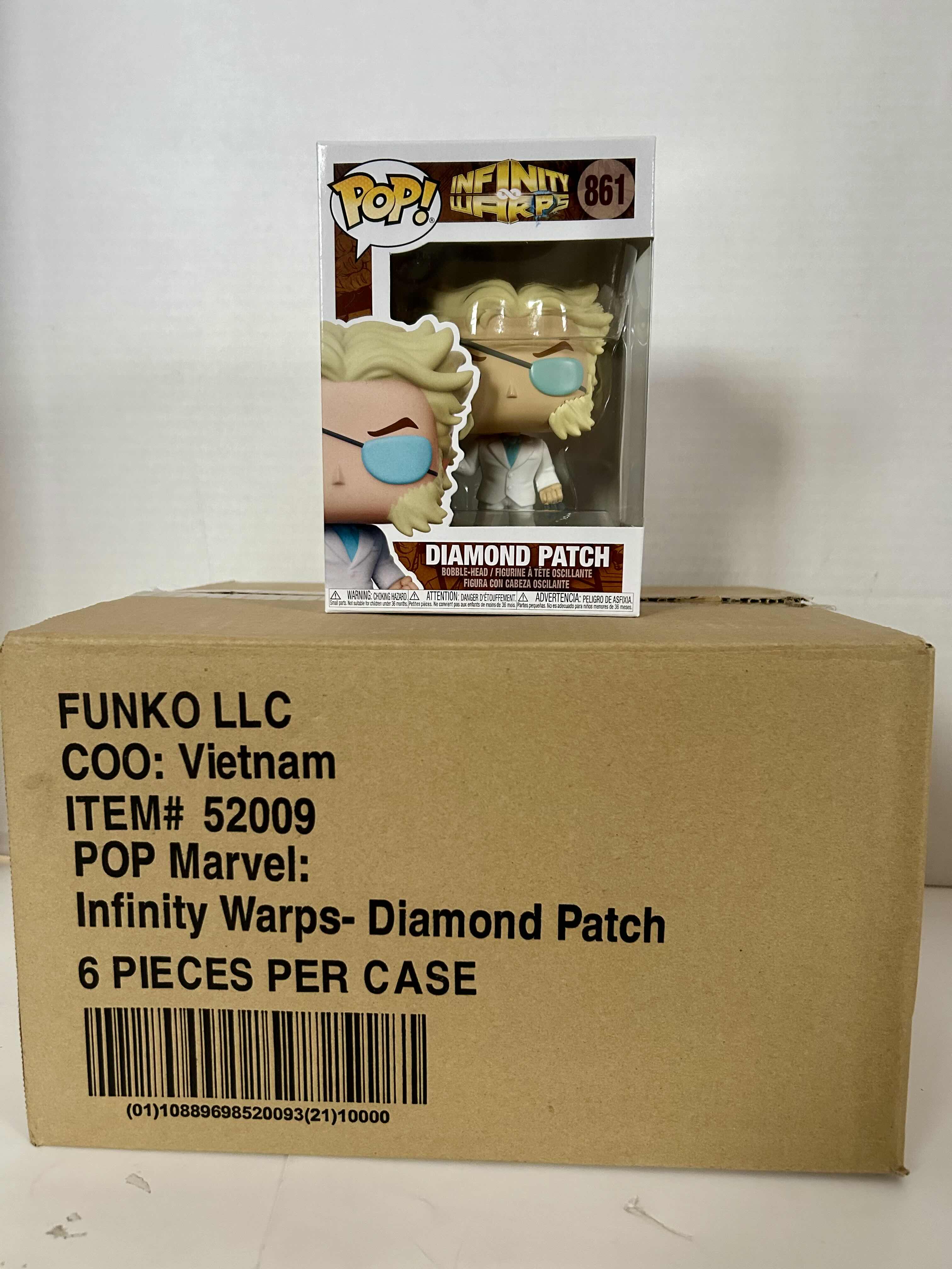 Photo 1 of FUNKO POP! INFINITY WARPS: DIAMOND PATCH #861
6 PER CASE