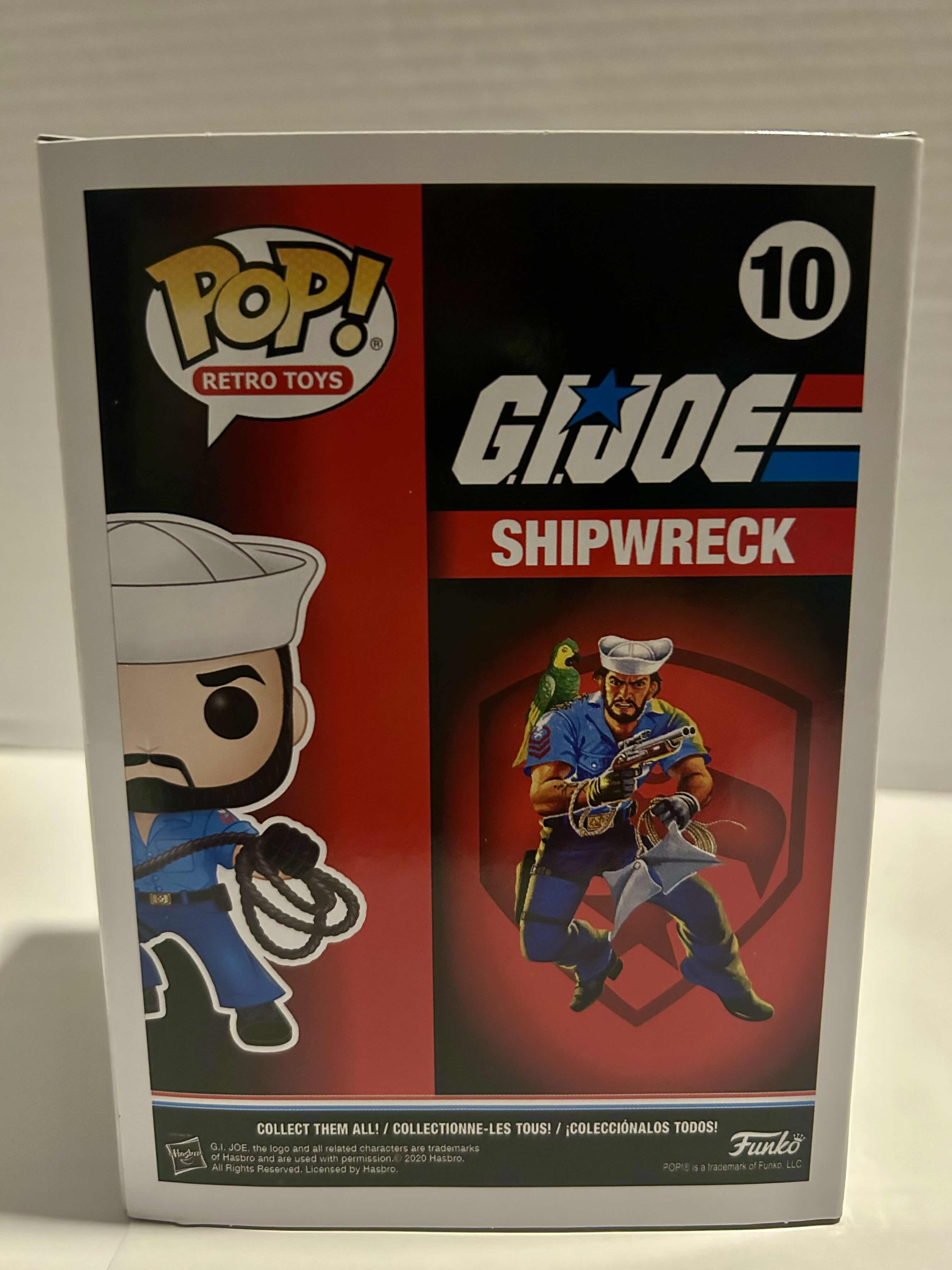 Photo 1 of FUNKO POP! GI JOE: SHIPWRECK #10
6 PER CASE