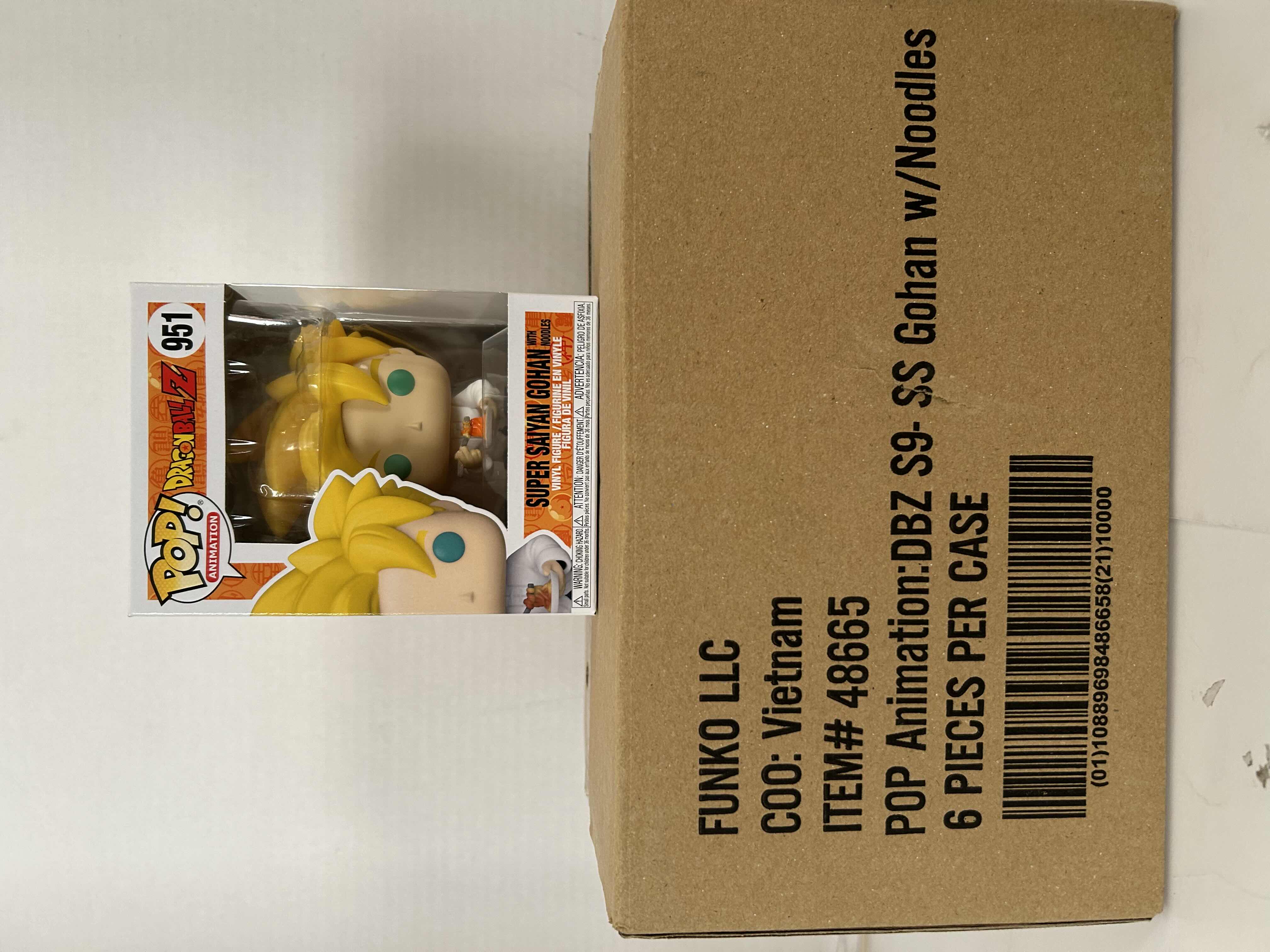 Photo 1 of FUNKO POP! DRAGONBALL Z: SUPER SAIYAN GOHAN #951 
6 PER CASE