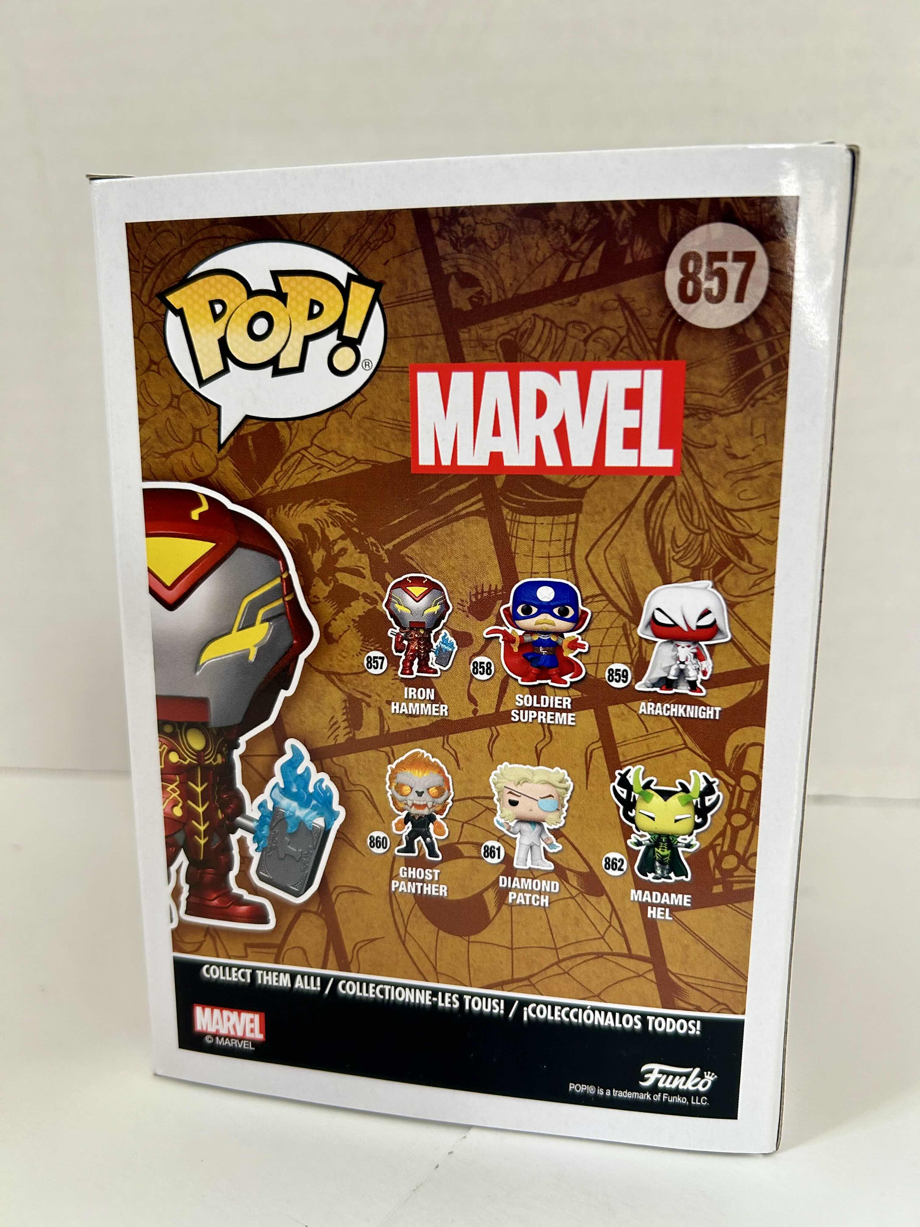 Photo 1 of FUNKO POP! INFINITY WARPS: IRON HAMMER #857
5 PER CASE