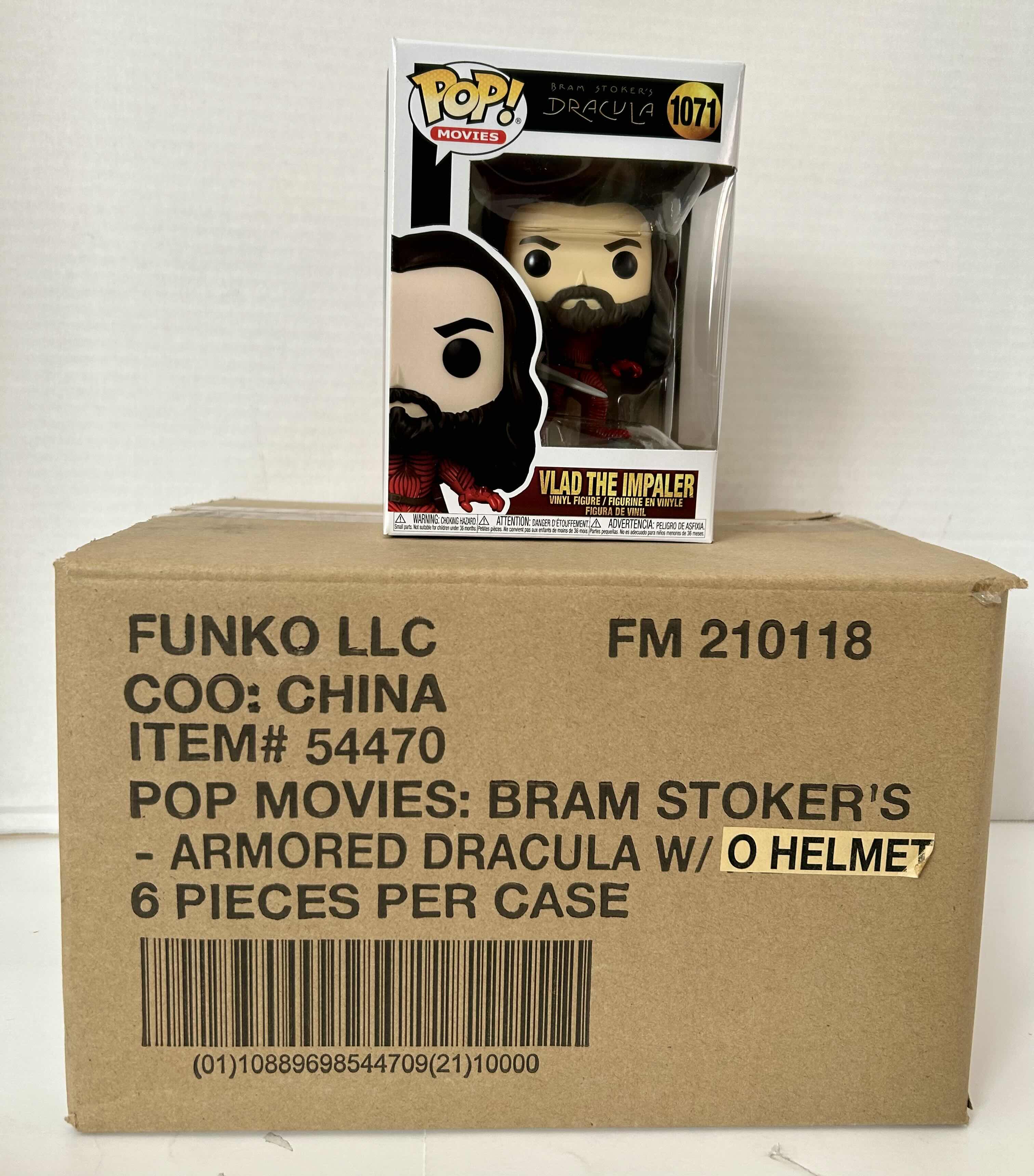 Photo 1 of FUNKO POP! DRACULA: VLAD THE IMPALER #1071 
6 PER CASE