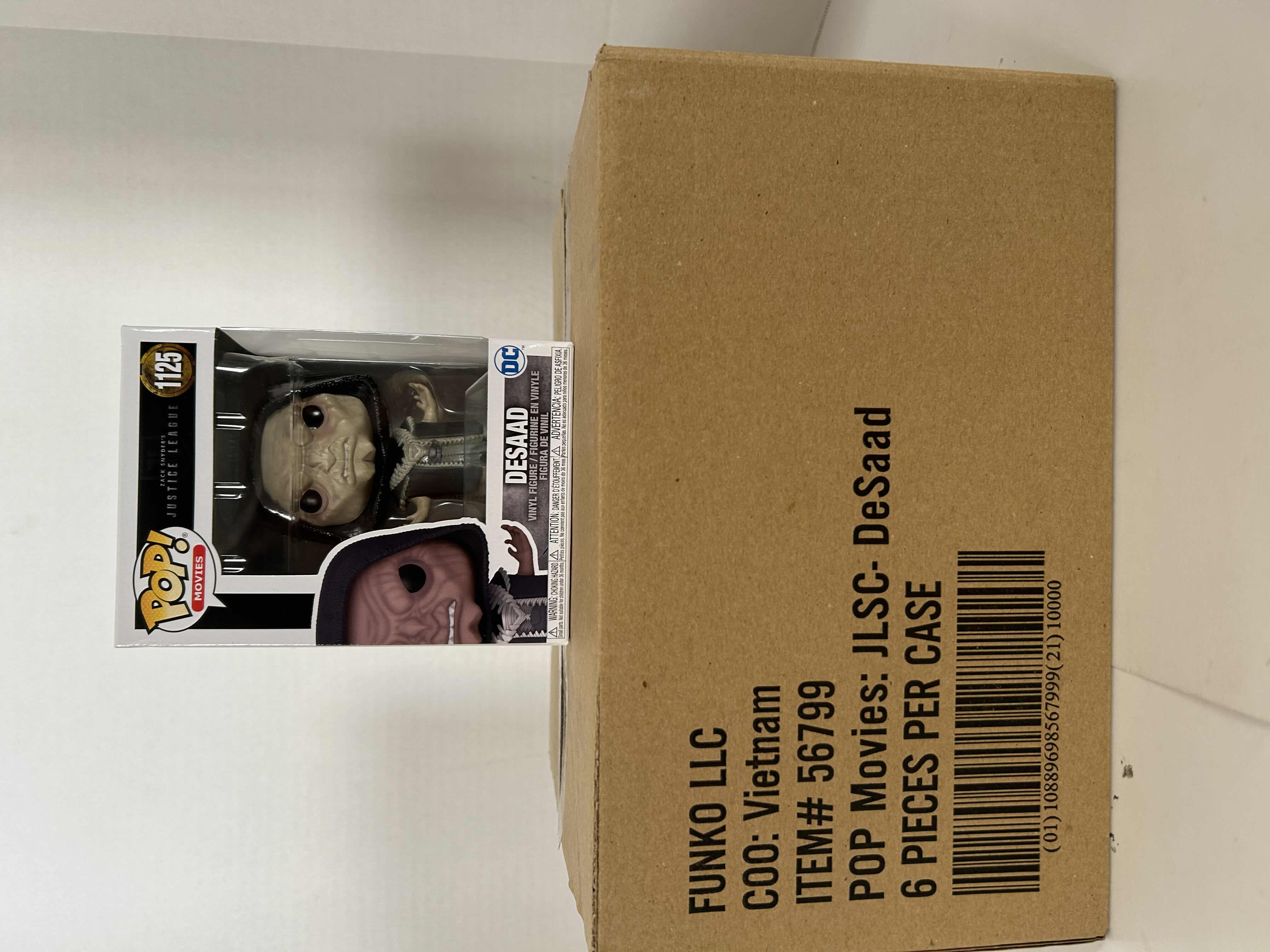 Photo 1 of FUNKO POP! JUSTICE LEAGUE: DESAAD #1125
6 PER CASE