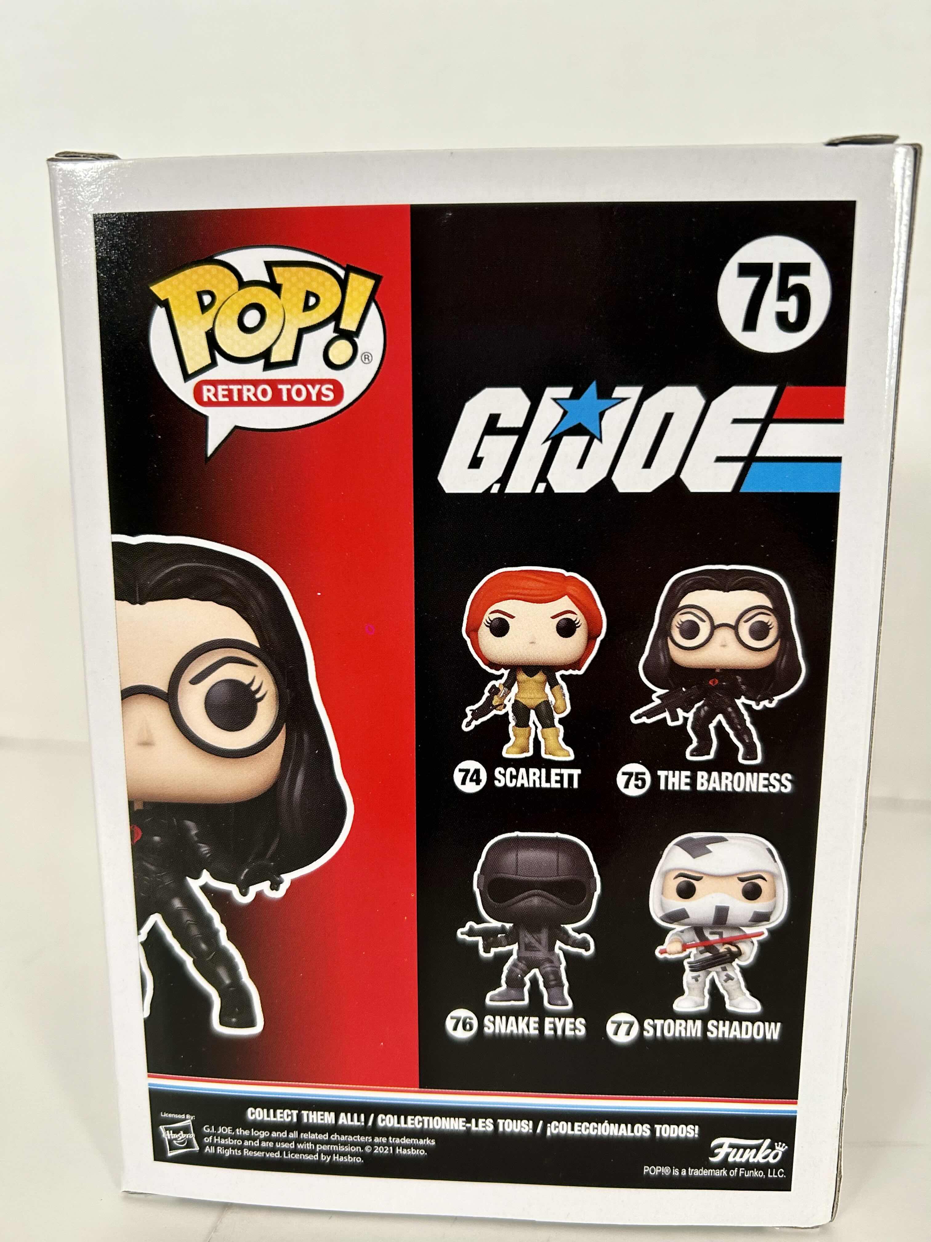 Photo 1 of FUNKO POP! GI JOE: THE BARONESS #75
6 PER CASE