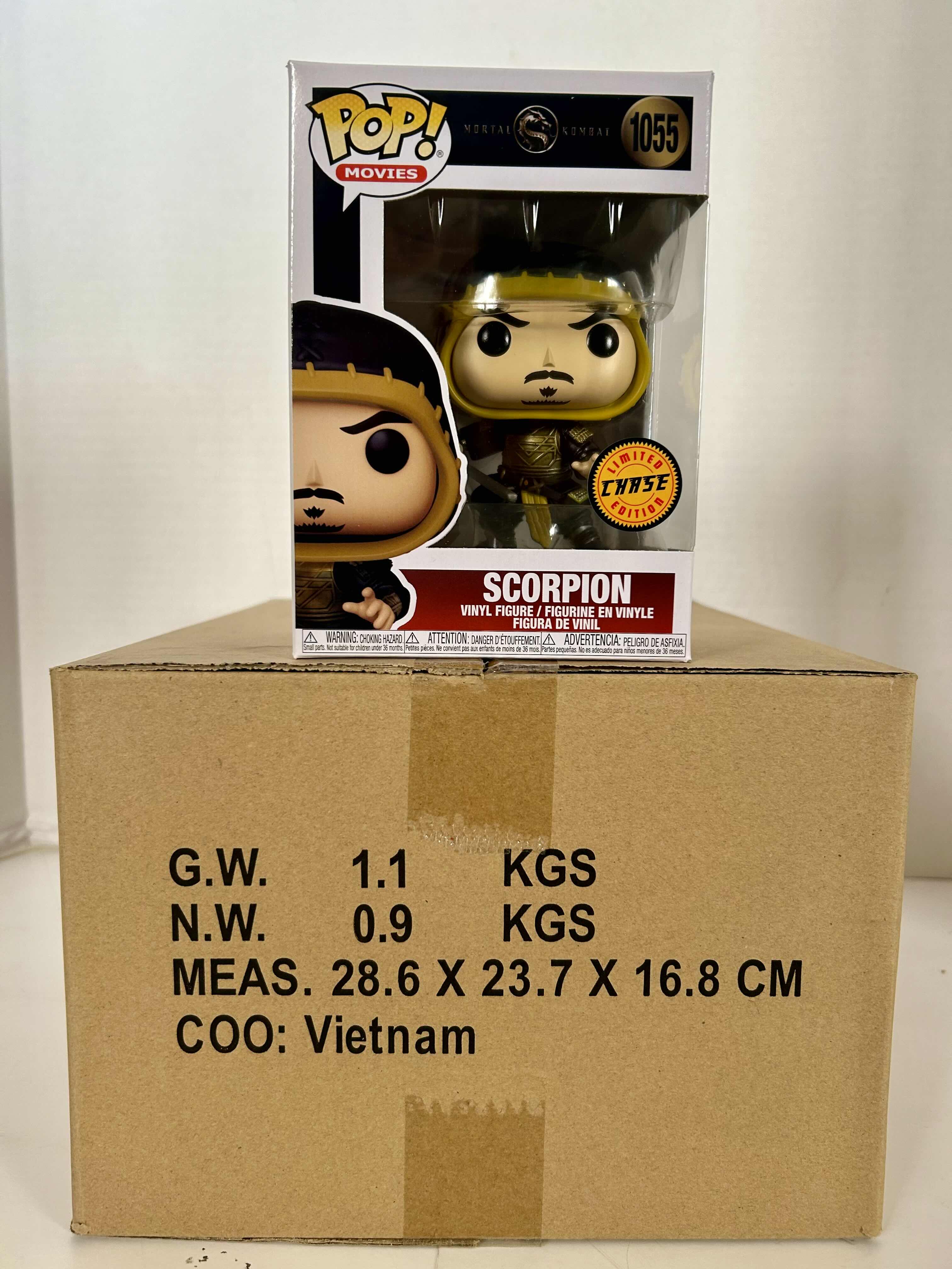 Photo 1 of FUNKO POP! MORTAL KOMBAT: SCORPION #1055
6 PER CASE