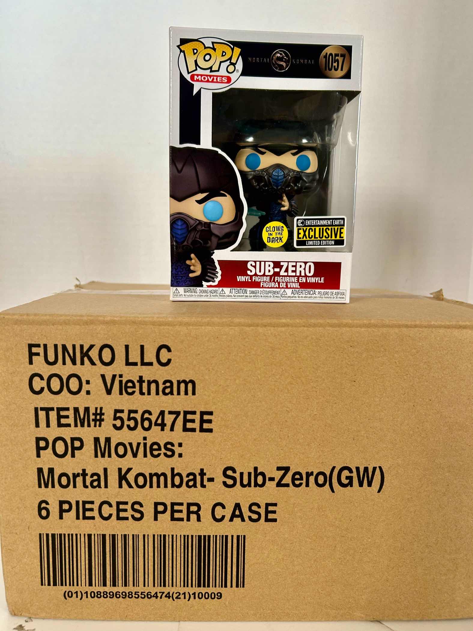 Photo 1 of FUNKO POP! MORTAL KOMBAT: SUB-ZERO #1057
6 PER CASE