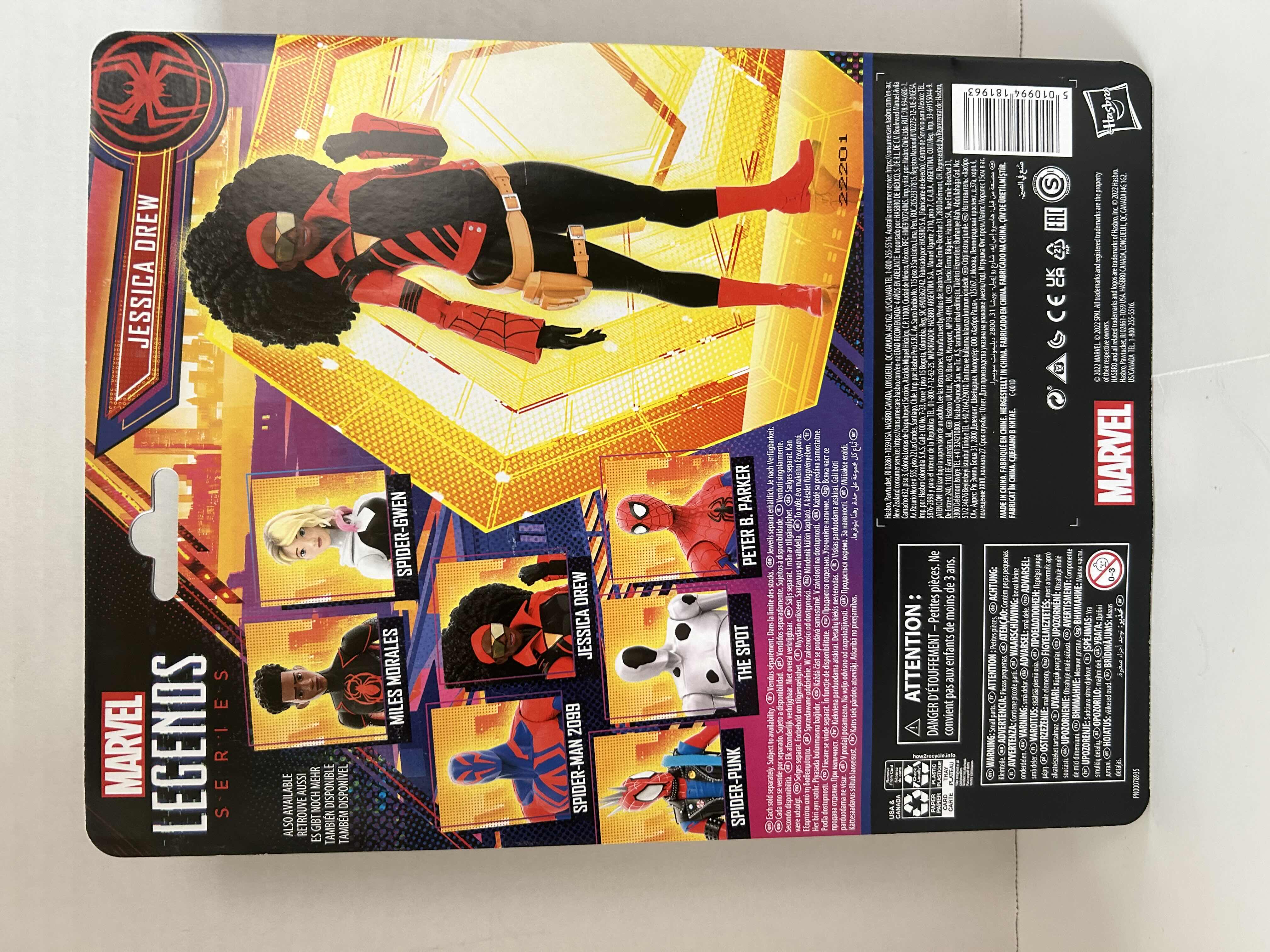 Photo 1 of HASBRO: SPIDER-MAN: ACROSS THE SPIDER-VERSE: PART ONE: JESSICA DREW