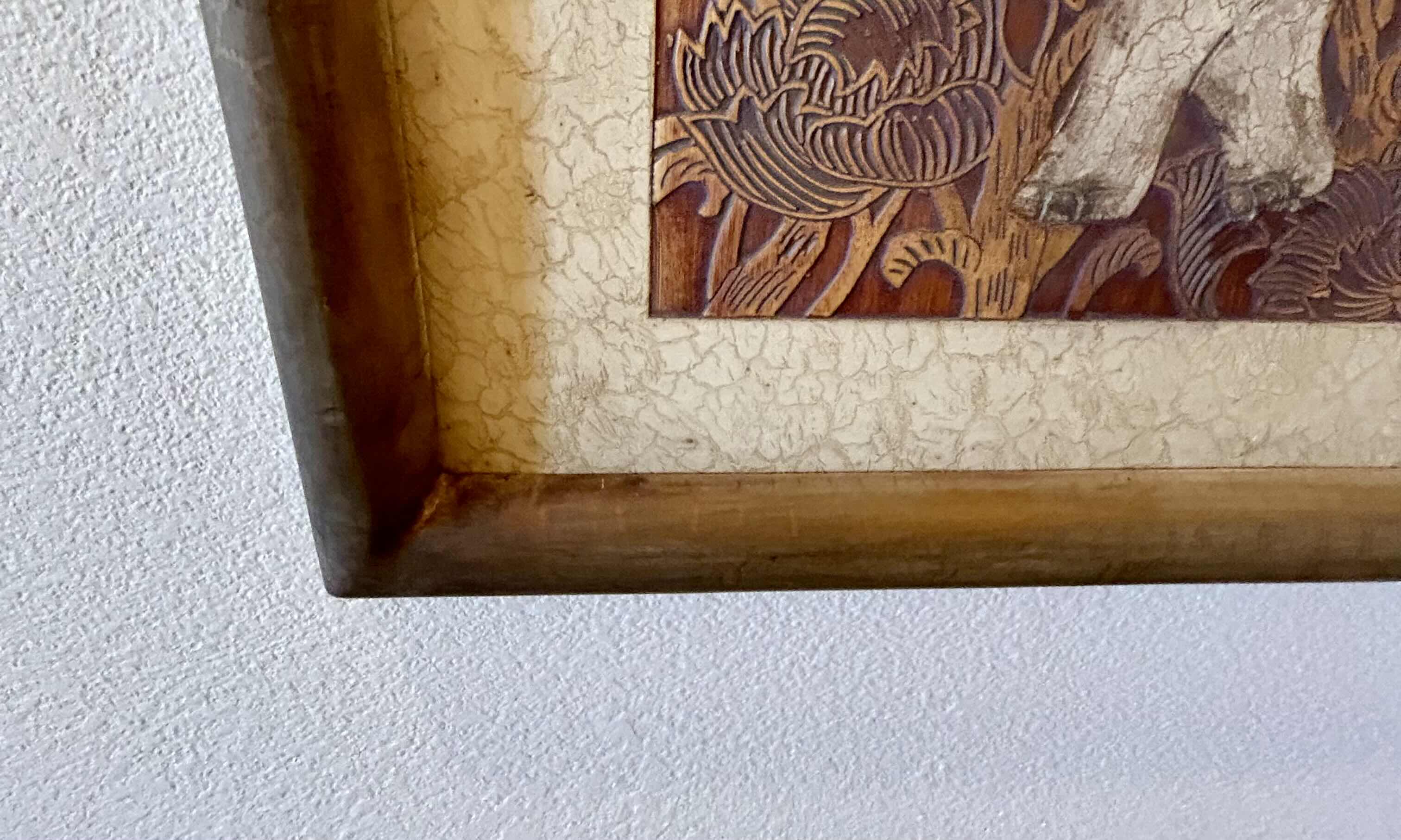 Photo 1 of CARVED INDIAN ELEPHANTS WOOD FRAMED 17” X 60”