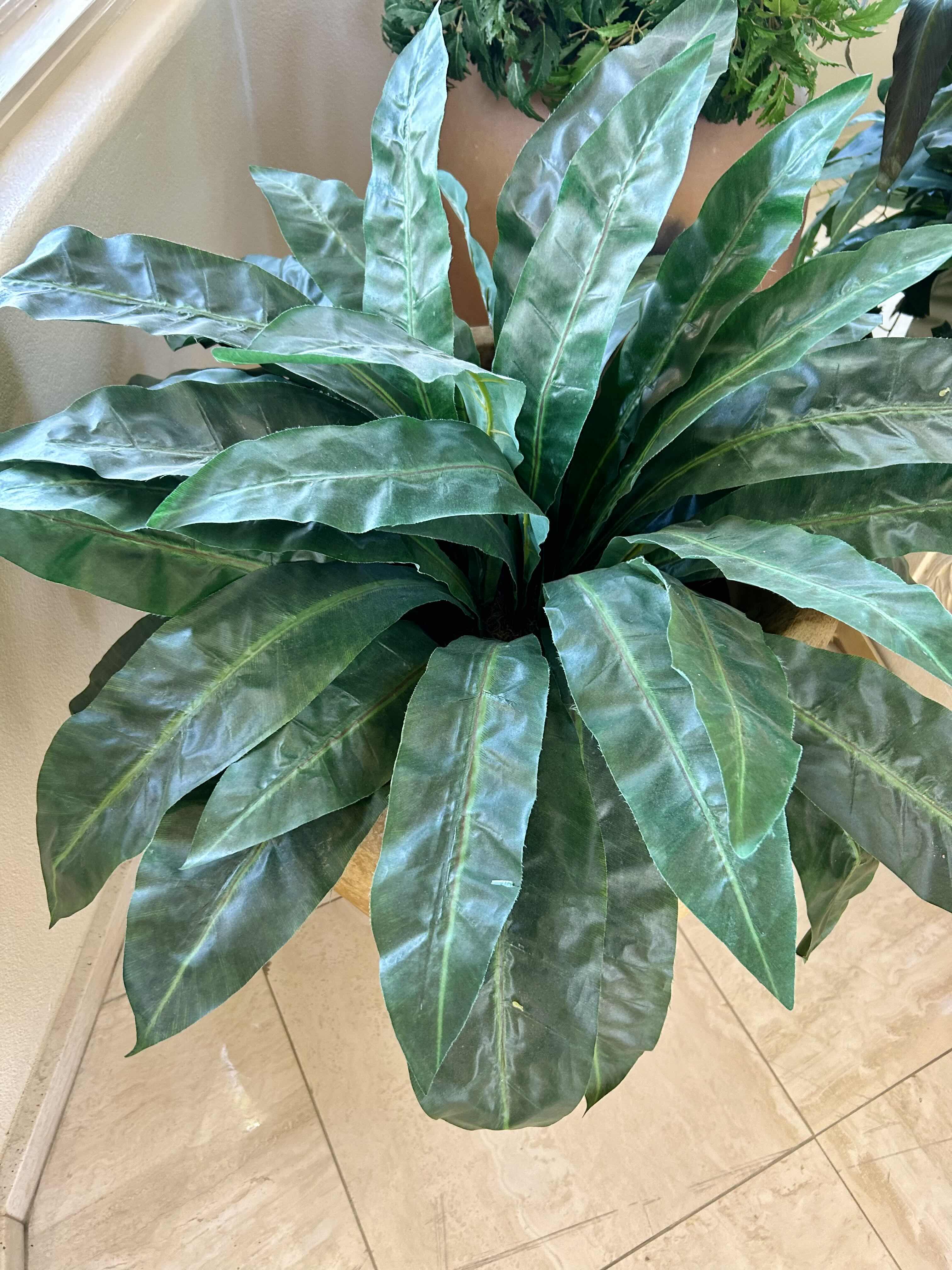 Photo 1 of FAUX PLANT IN LARGE PLANTER POT 36” H