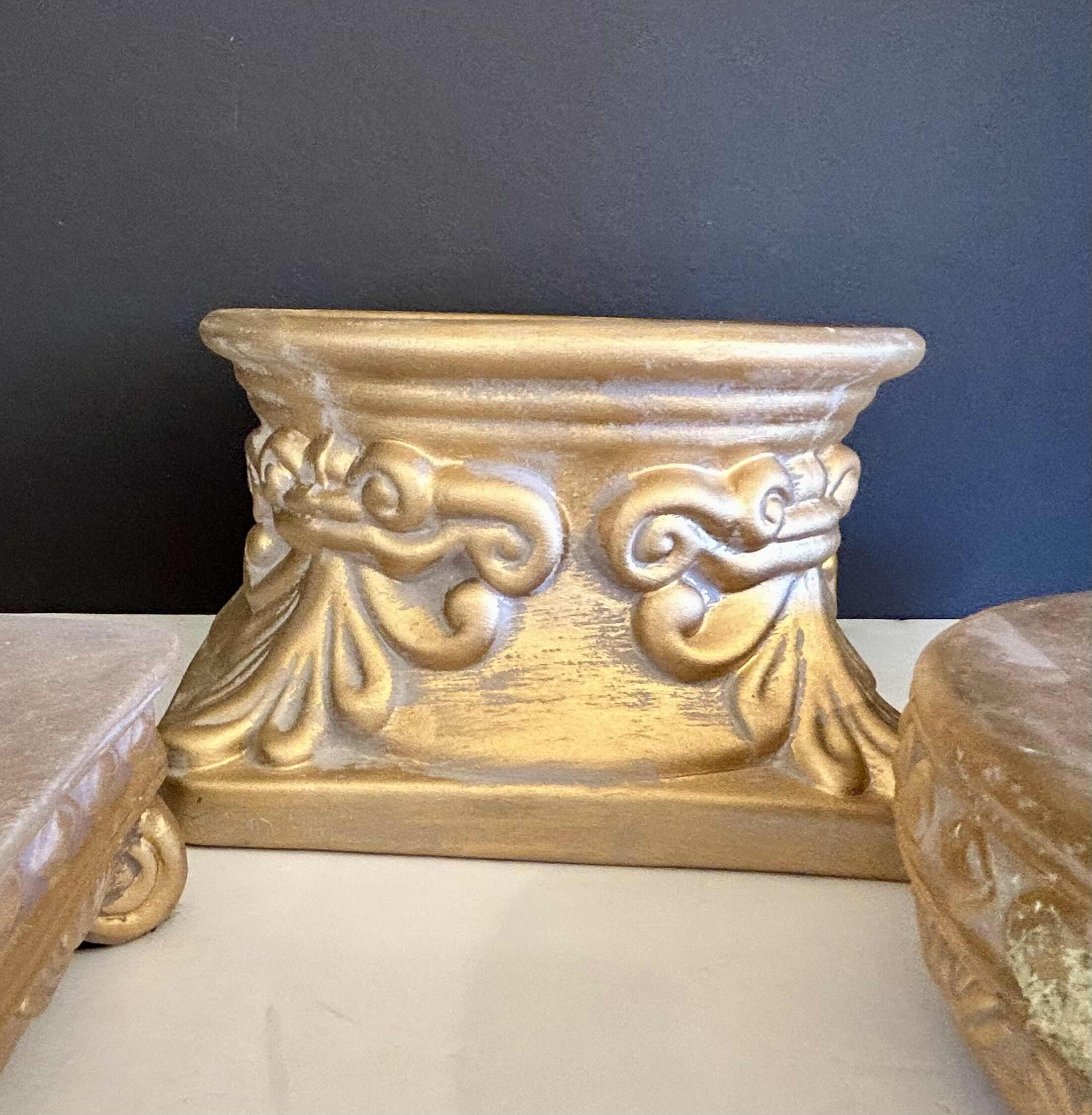Photo 1 of 3 GOLD CERAMIC STANDS