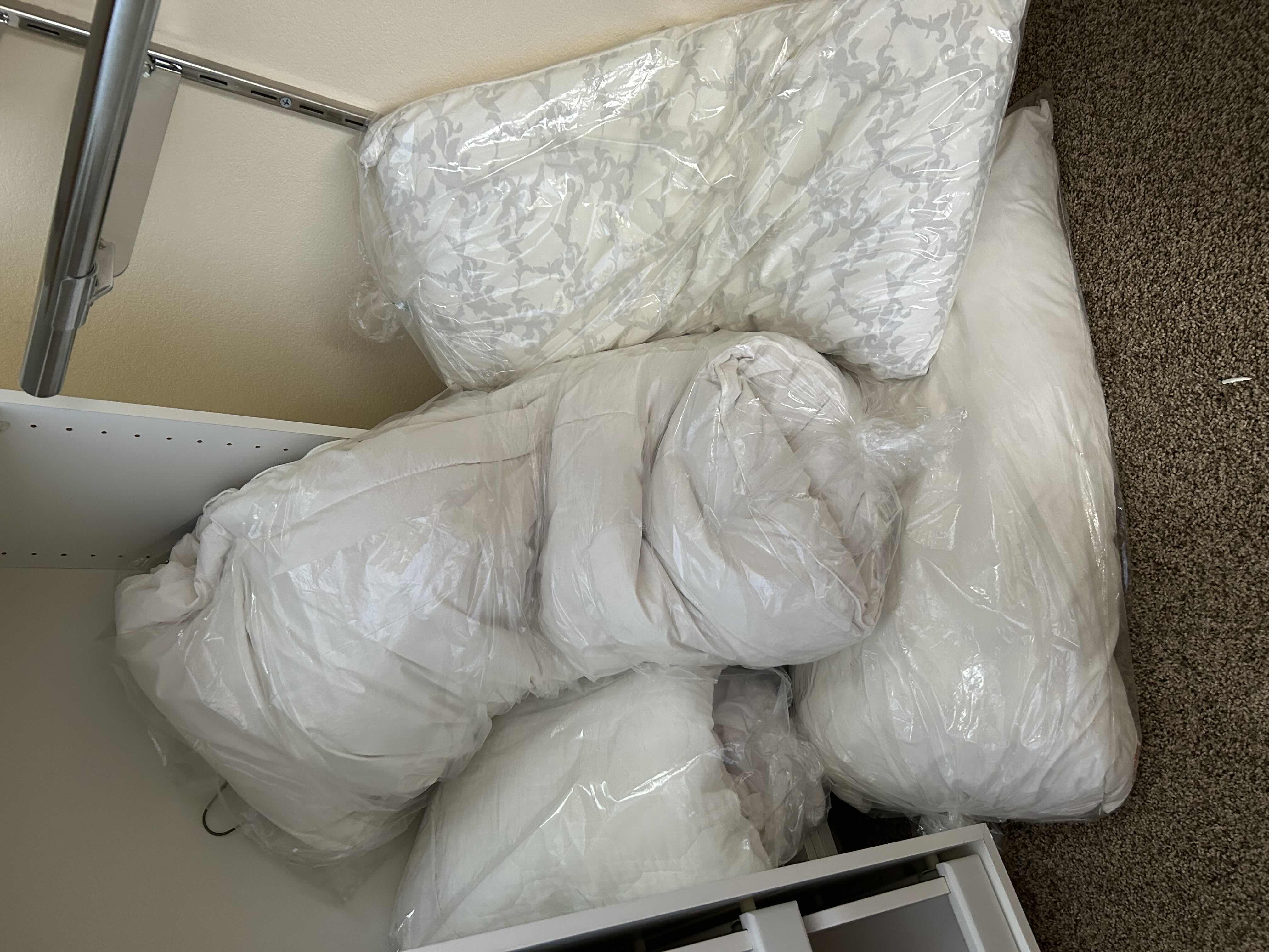 Photo 1 of CONTENTS OF SHELF- QUEEN SIZE BED LINENS