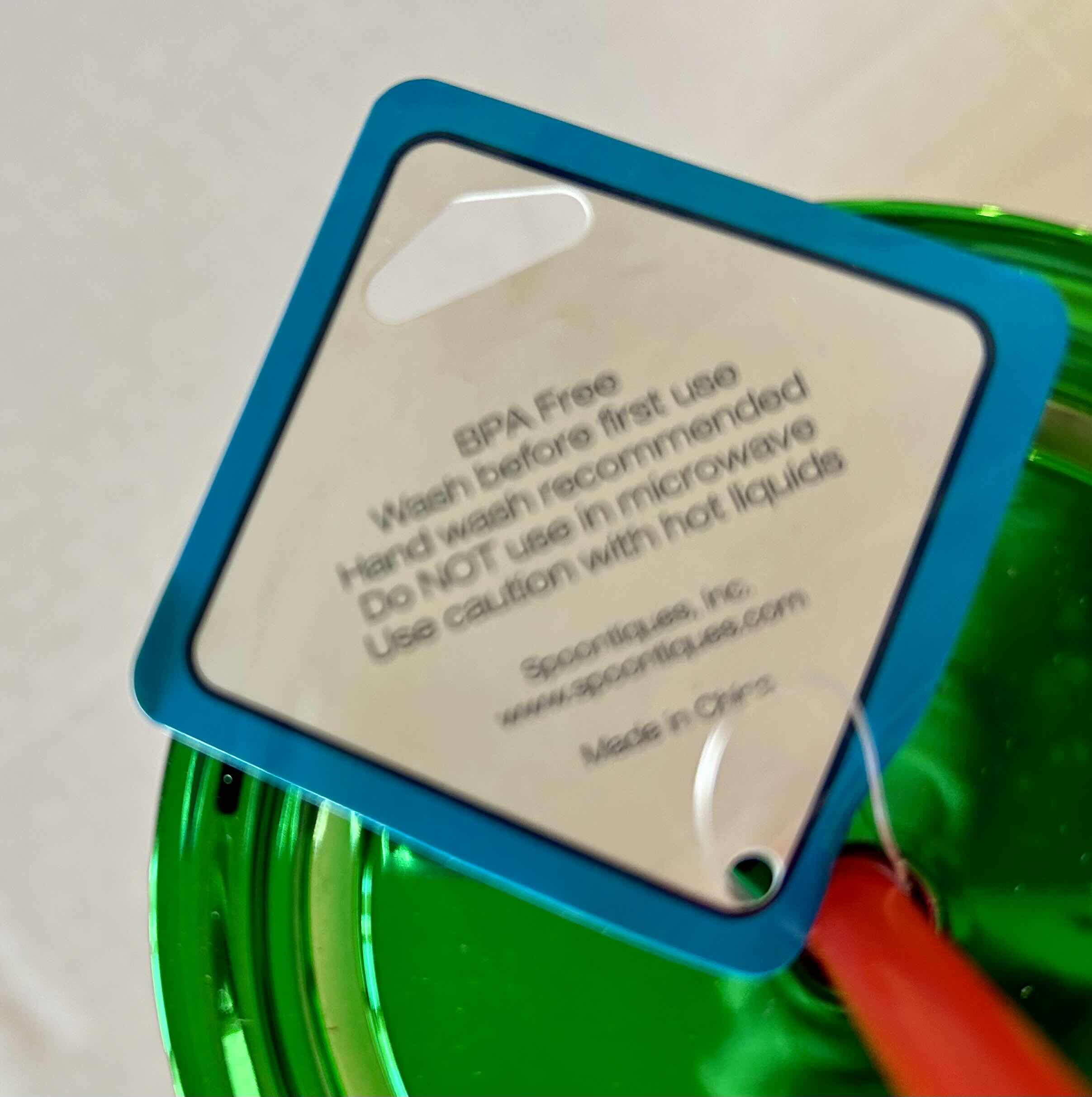 Photo 1 of A CHRISTMAS STORY - LEG LAMP 20 OZ INSULATED ACRYLIC CUP WITH RED STRAW