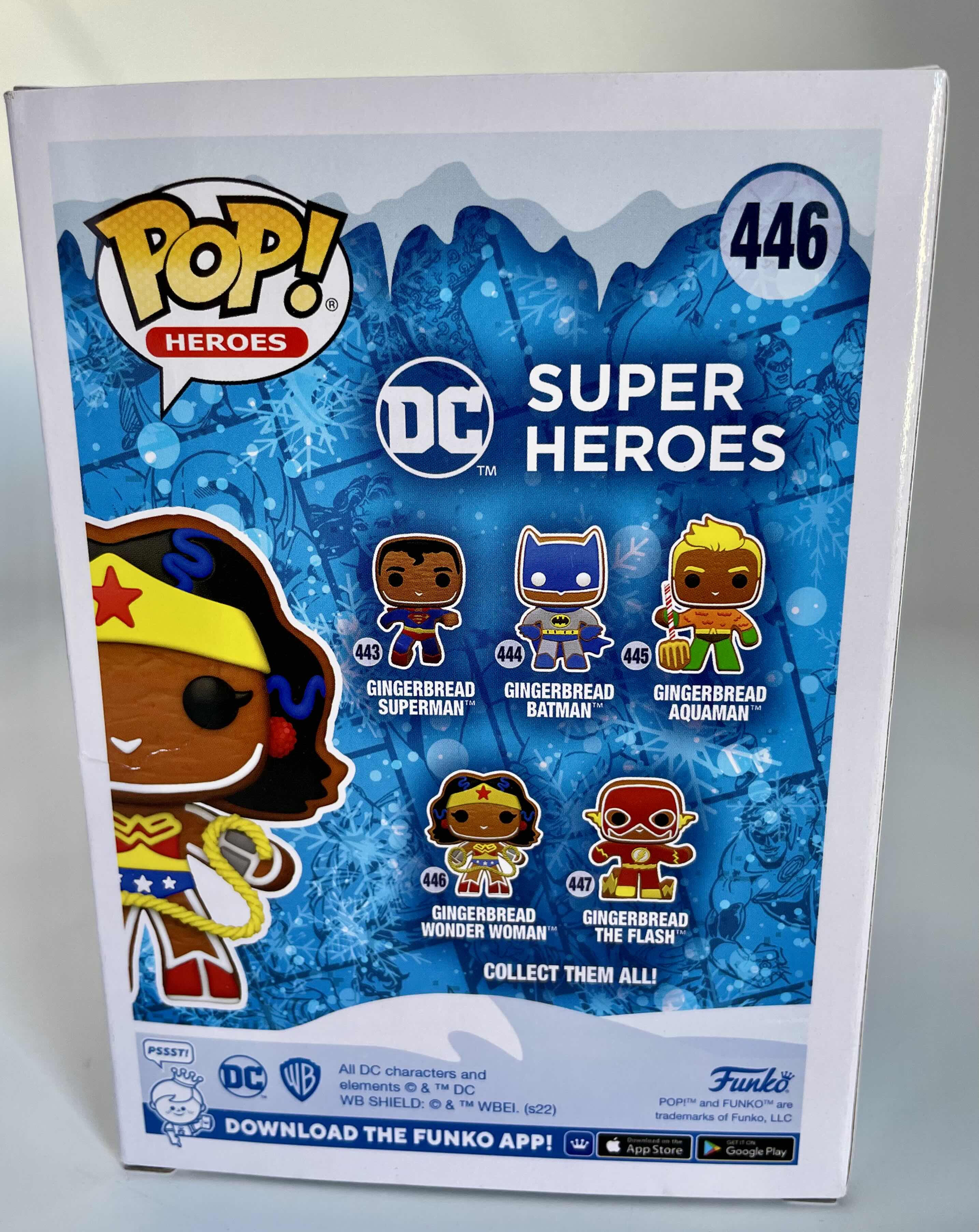 Photo 1 of BRAND NEW CASE OF 6 FUNKO POP! GINGERBREAD WONDER WOMAN #446