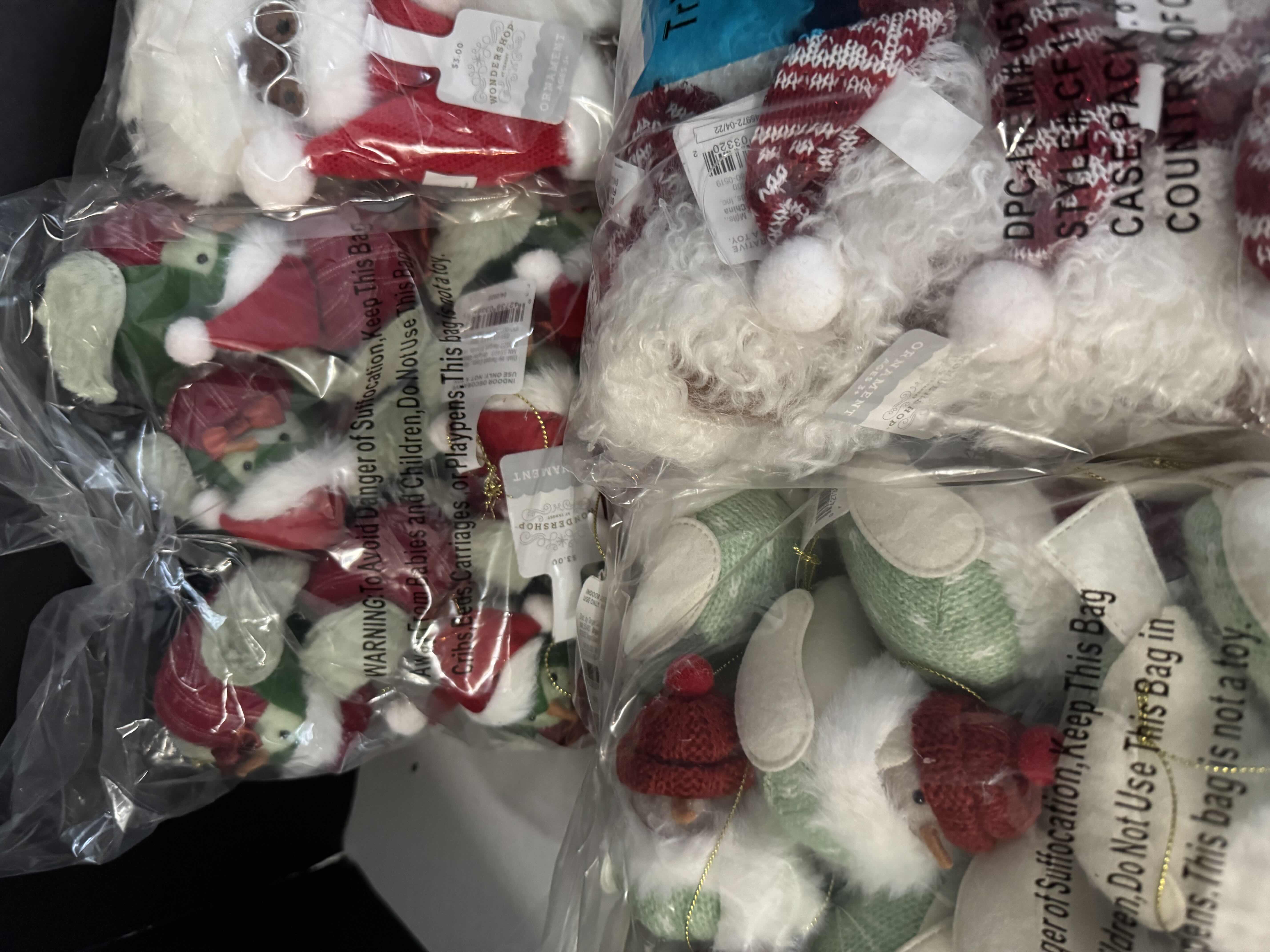 Photo 1 of BRAND NEW ASSORTMENT OF CHRISTMAS HOLIDAY DECORATIONS SANTA GNOMES CARDINALS