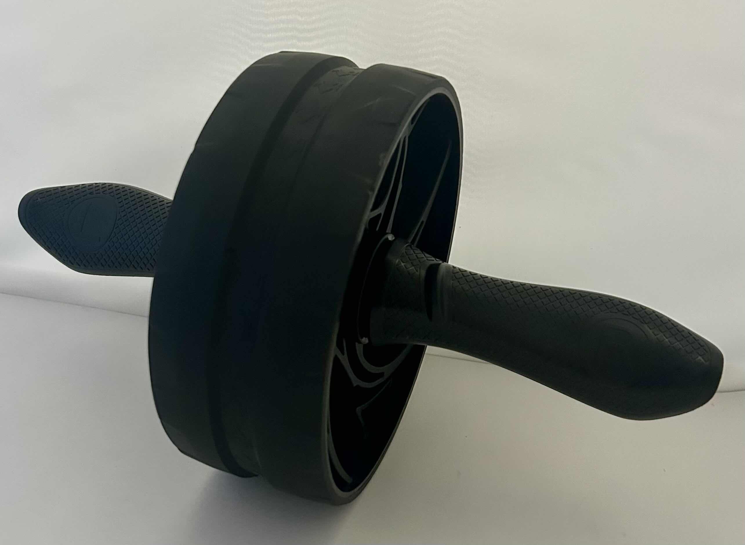 Photo 2 of AMAZON BASICS ABDOMINAL & CORE EXERCISE WORKOUT ROLLER WHEEL- 13' x 8'  H8" , BLACK AND VIVE CALF STRETCHER LIGHT GREY