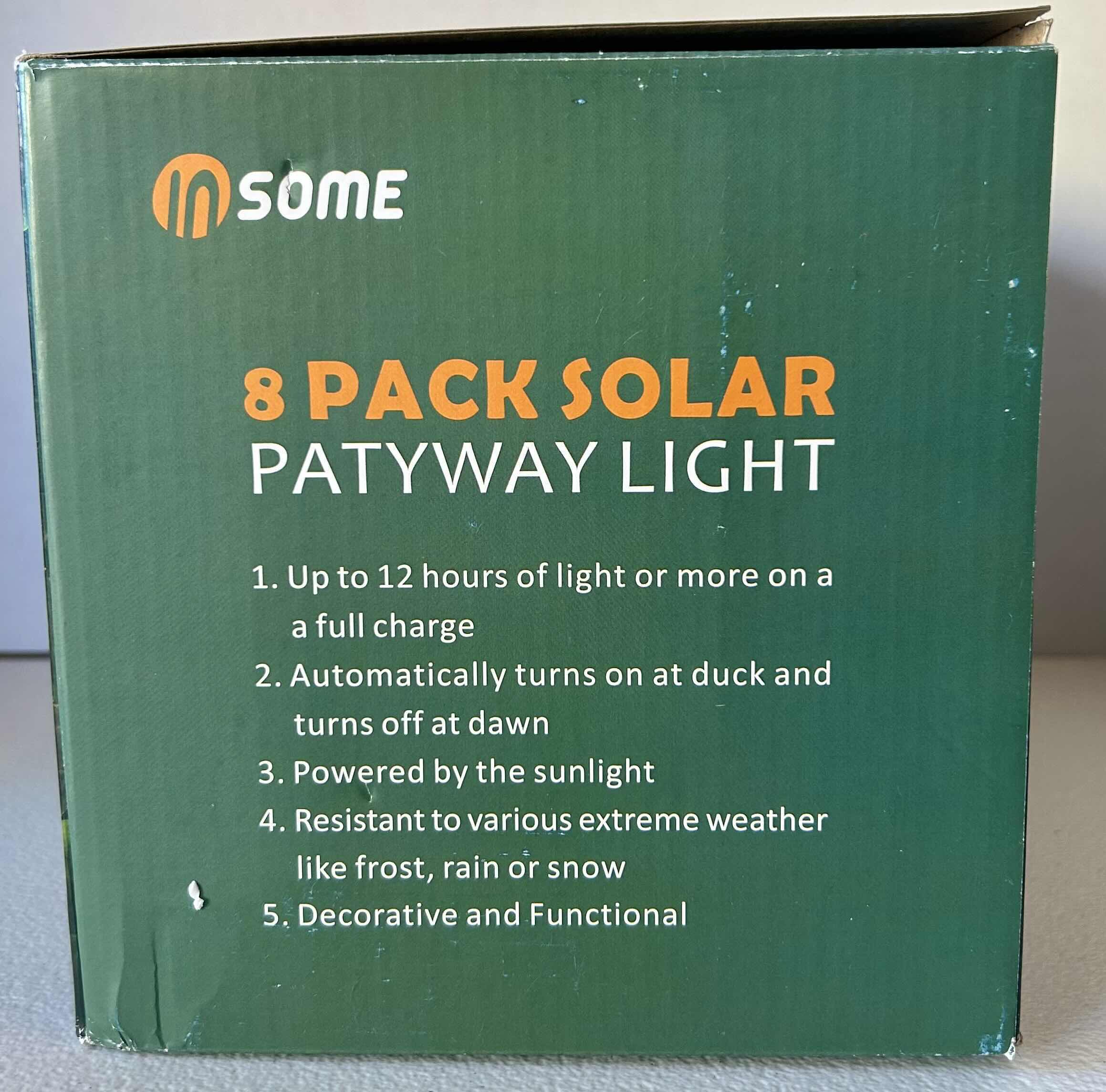 Photo 1 of 8 PACK SOLAR PATHWAY LIGHTS