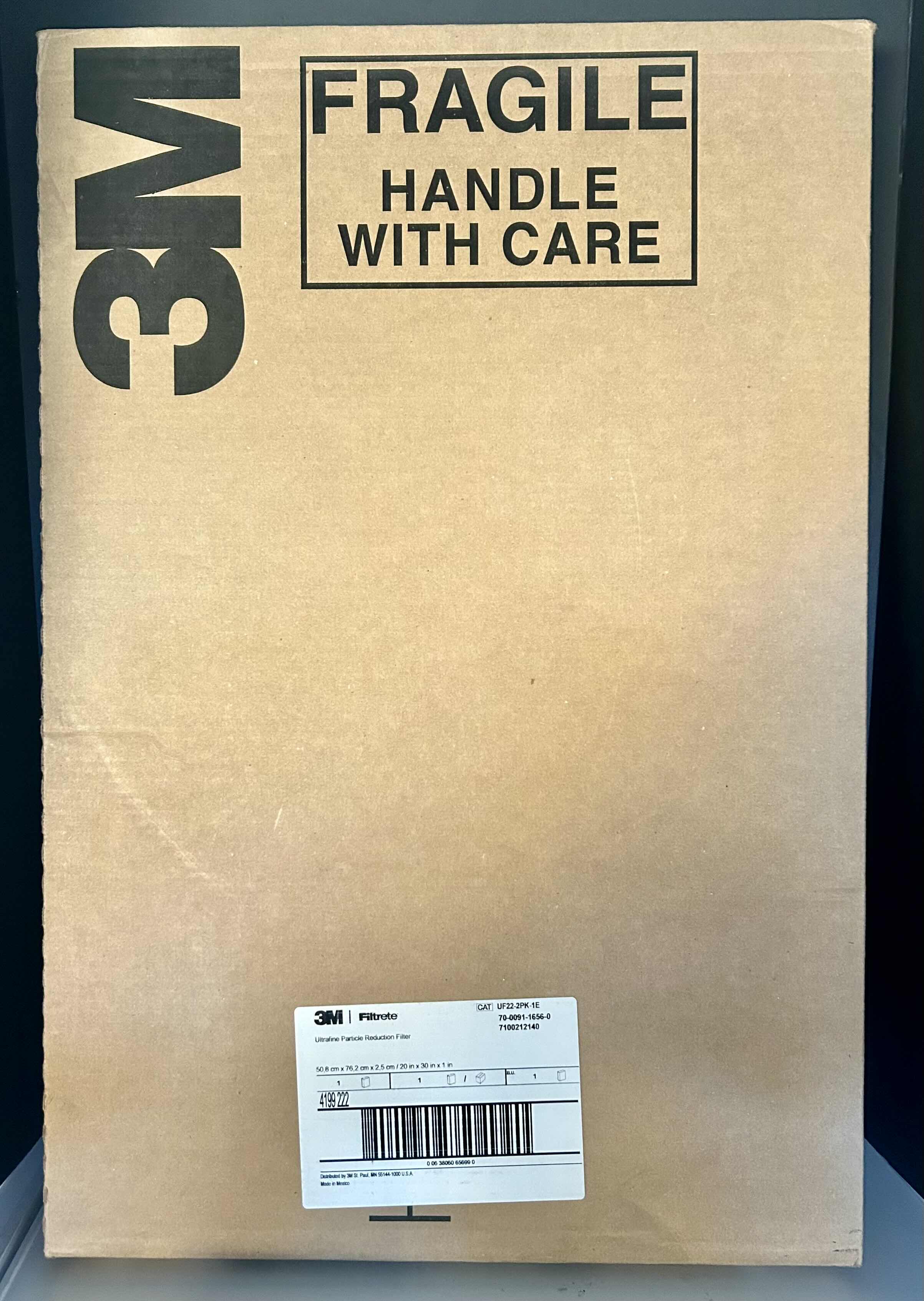 Photo 1 of BRAND NEW - 3M FILTRETE AIR FILTER, MPR 2800, MERV 14, HEALTHY LIVING ULTRAFINE PARTICLE REDUCTION, 3-MONTH PLEATED 1" AIR FILTERS, 2 FILTERS, 20" X 30" X 1"