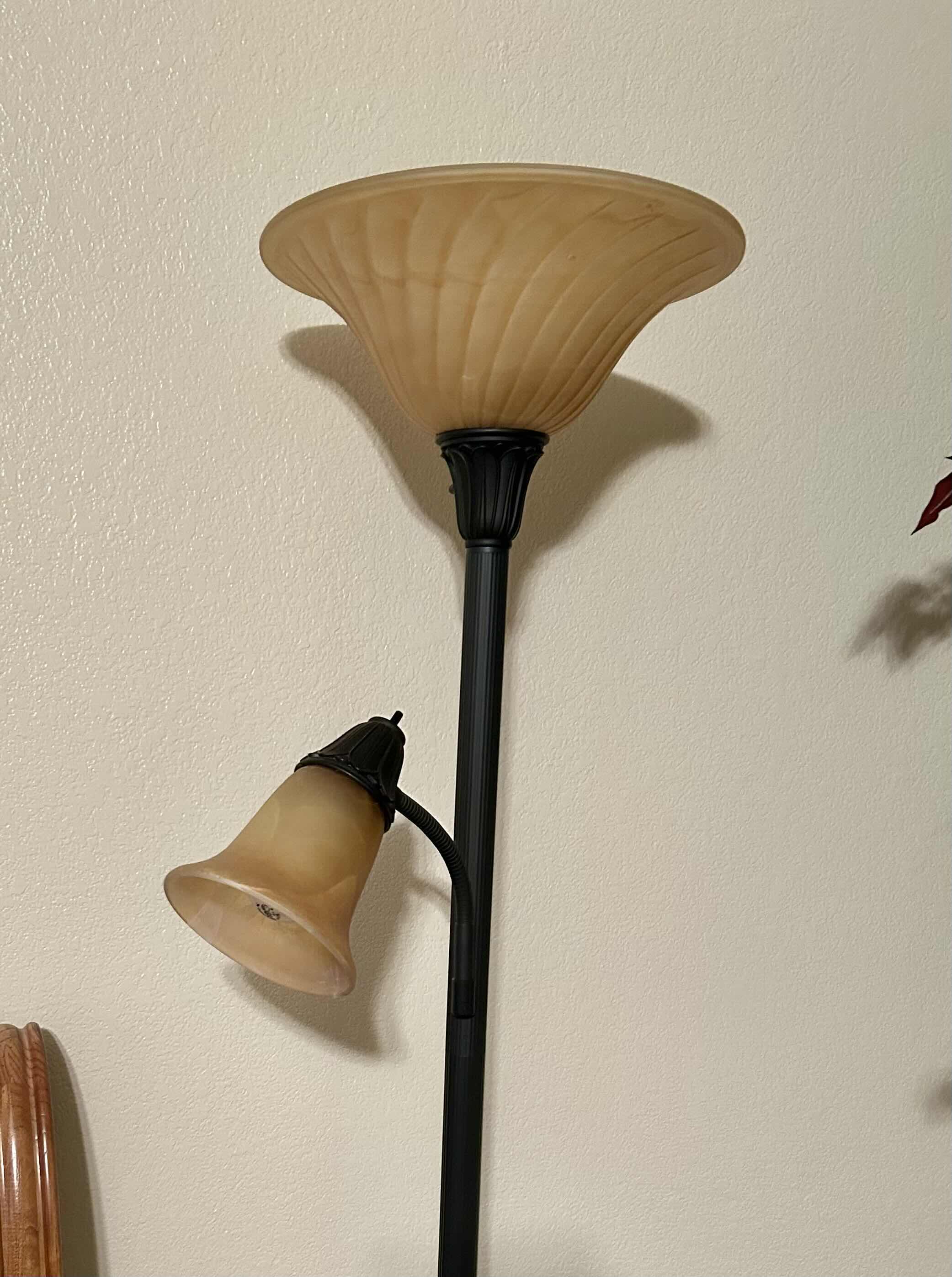Photo 2 of 2 LIGHT H 71” BLACK FLOOR LAMP