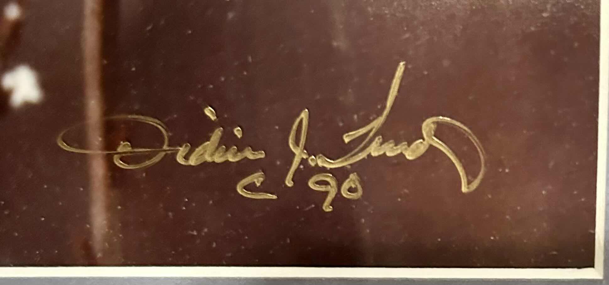 Photo 1 of ARTWORK OWL PICTURE 18” x 22” IN A GRAY/BLACK MARBLE COLORED FRAME