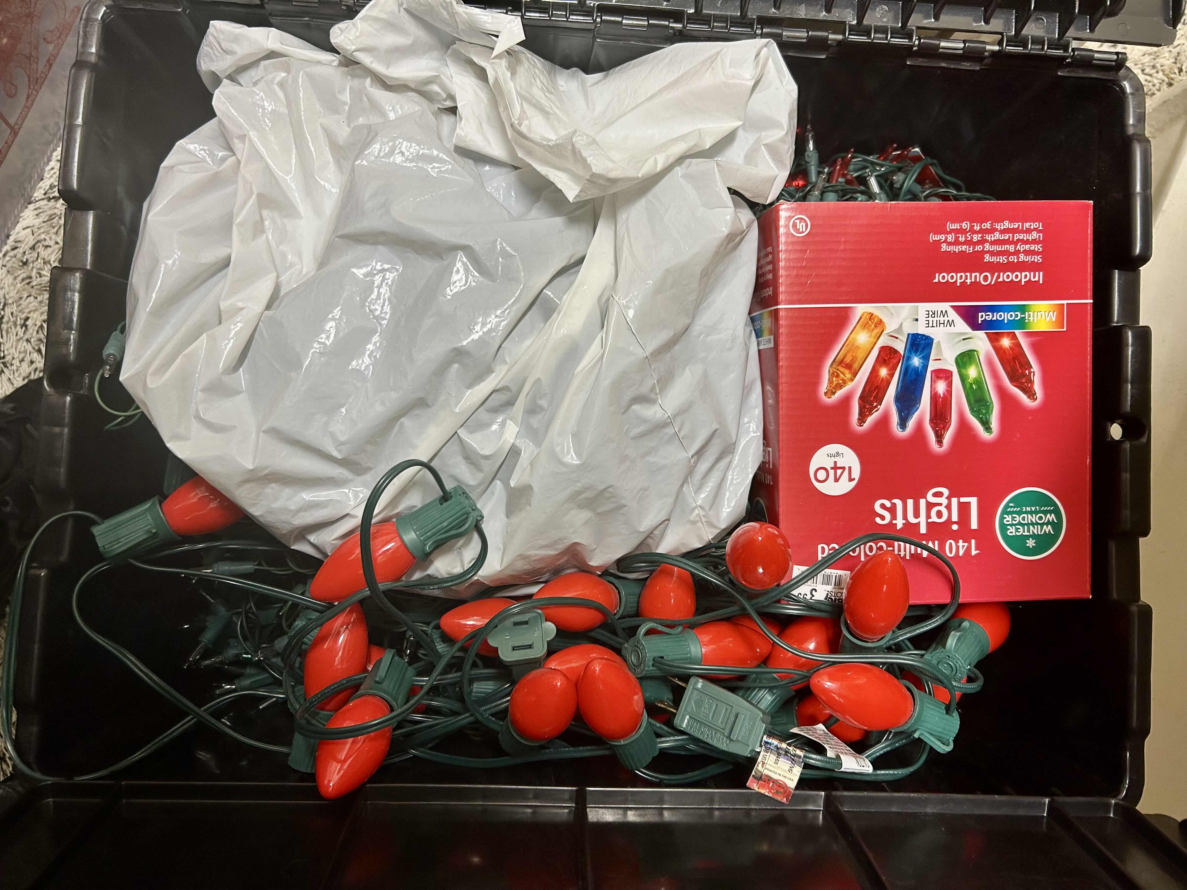 Photo 1 of ASSORTED CHRISTMAS LIGHTS