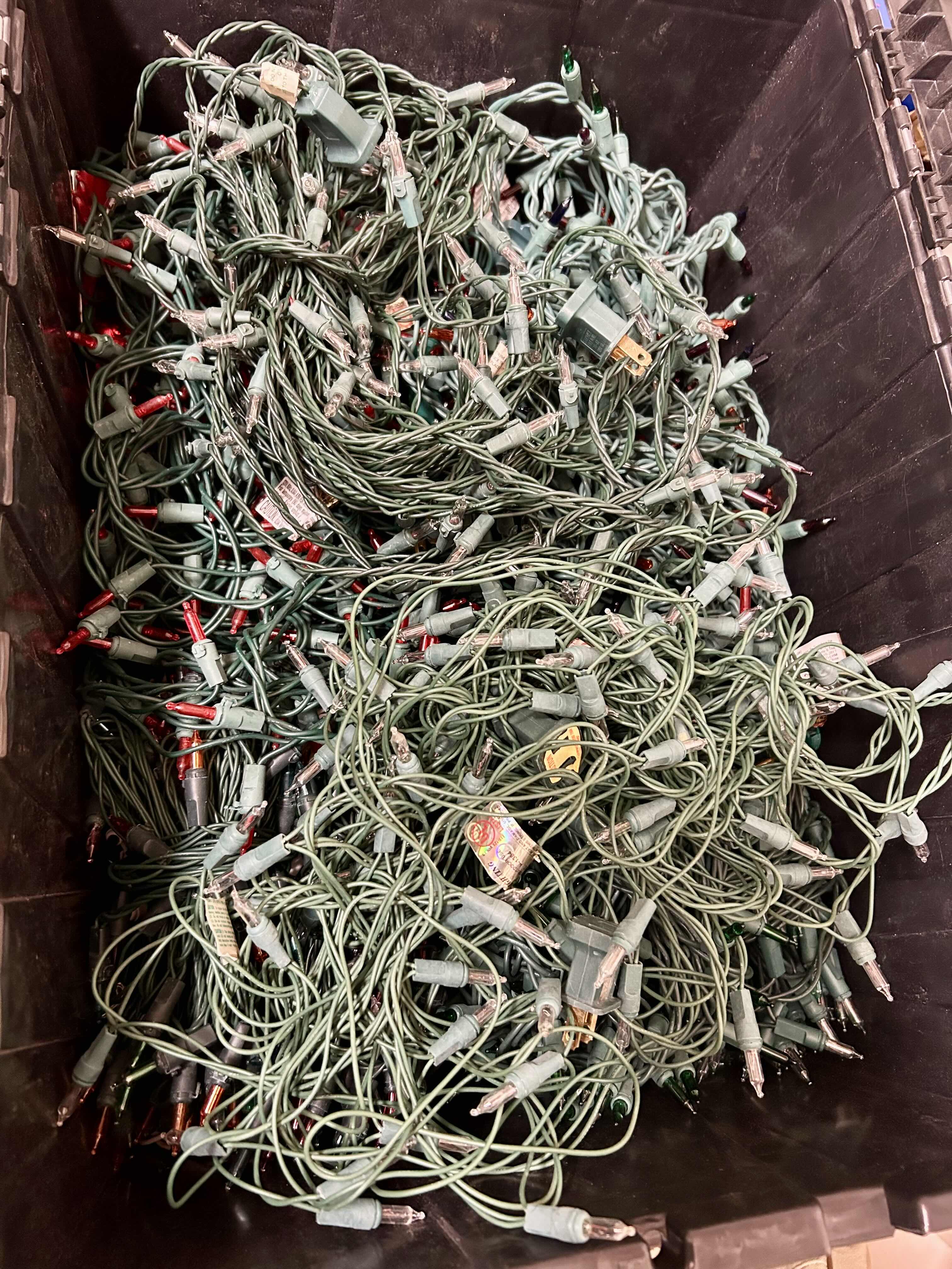 Photo 1 of ASSORTED CHRISTMAS LIGHTS