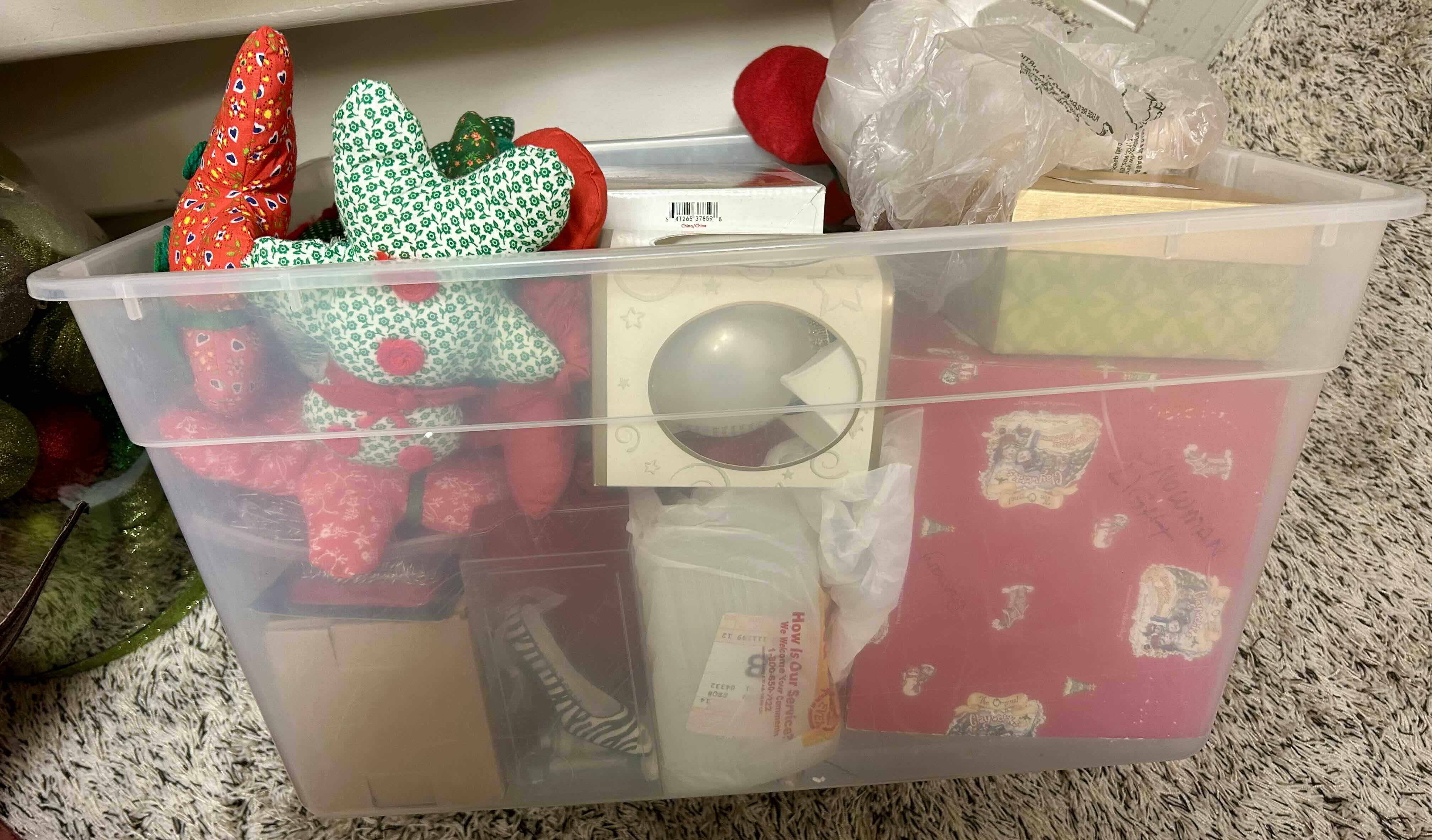 Photo 1 of ASSORTED CHRISTMAS ORNAMENTS