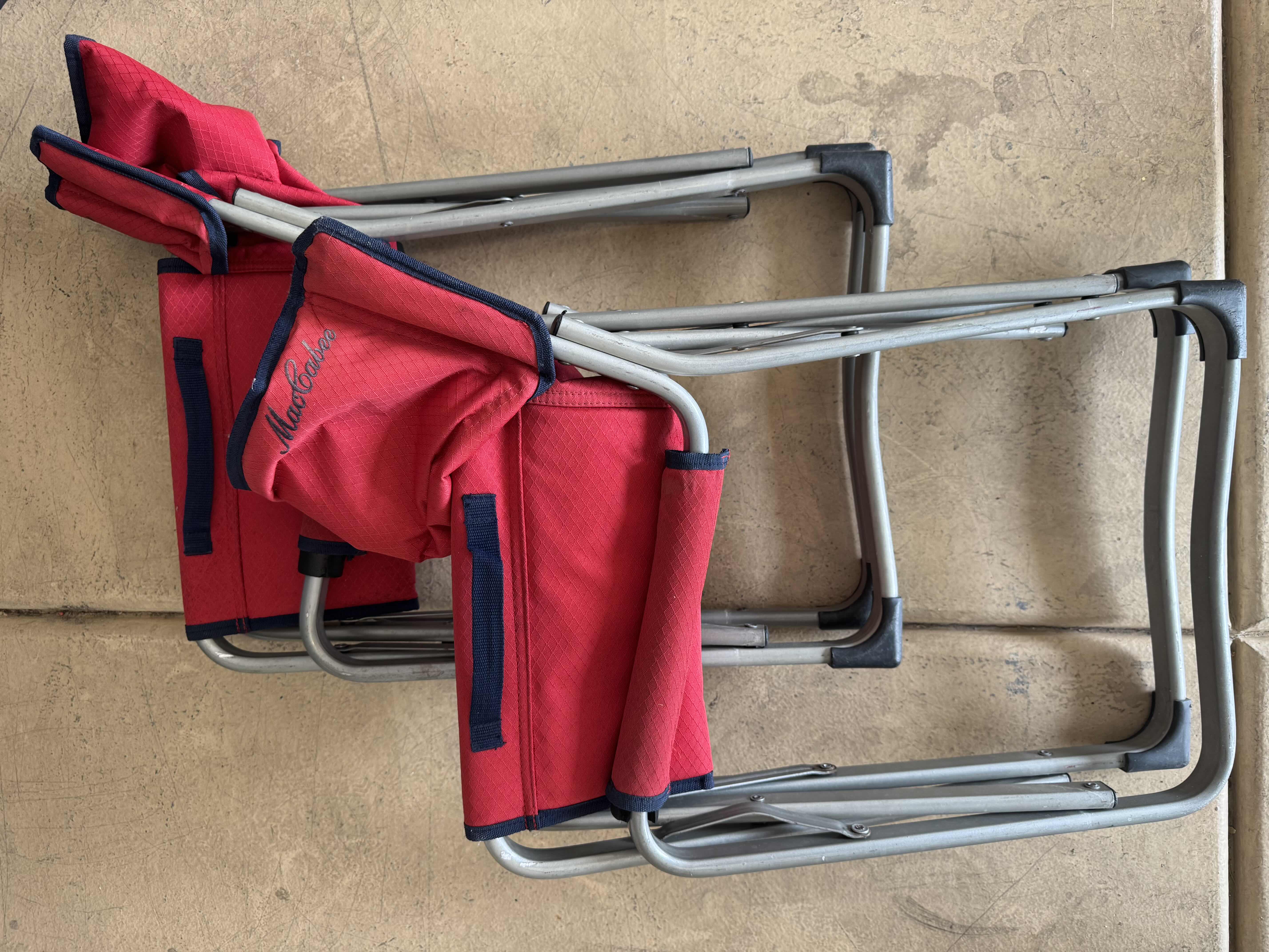 Photo 1 of 2 MACABEE FOLDING CHAIRS 28”H