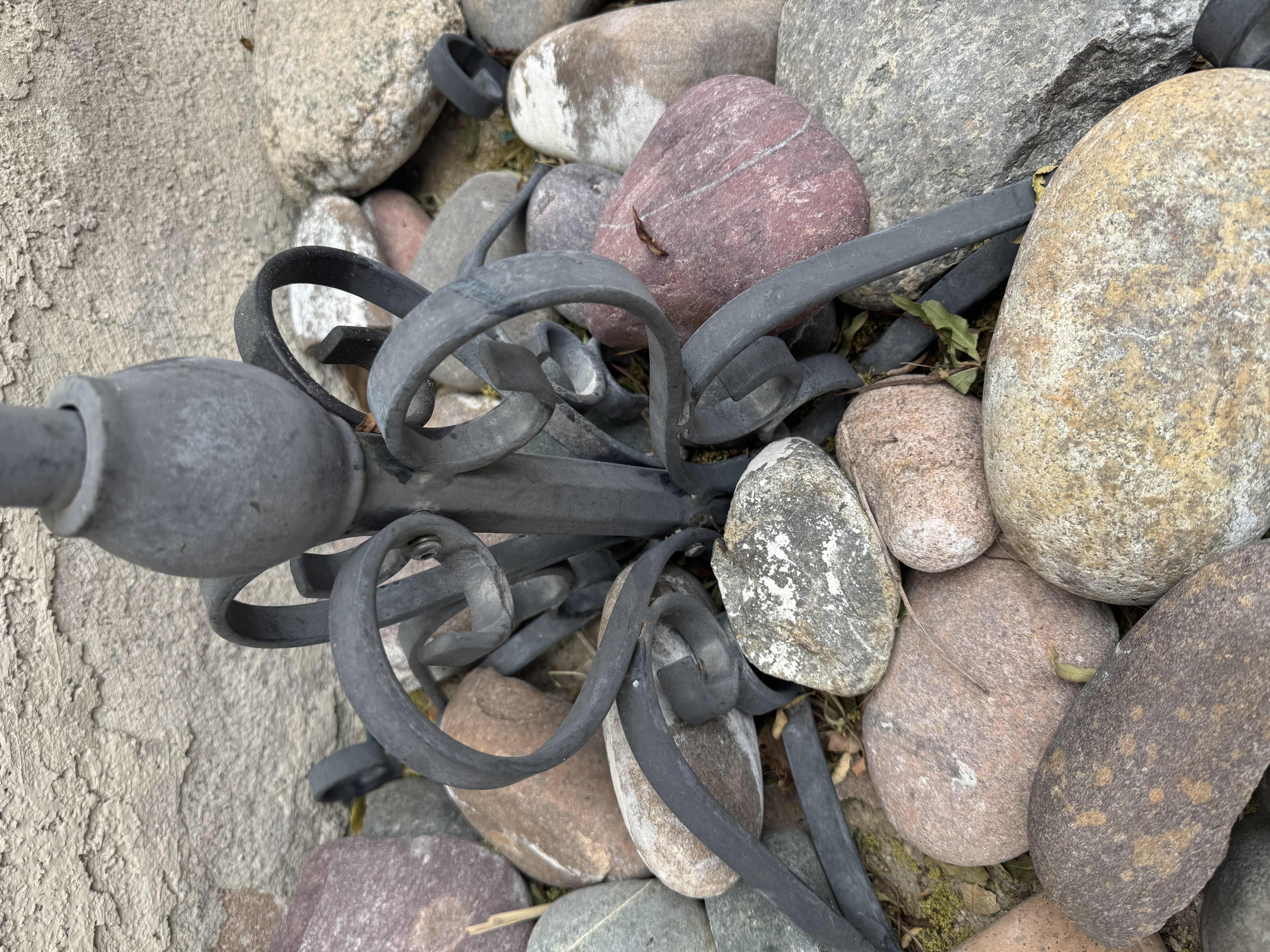 Photo 1 of BLACK METAL 60” OUTDOOR CANDELABRA