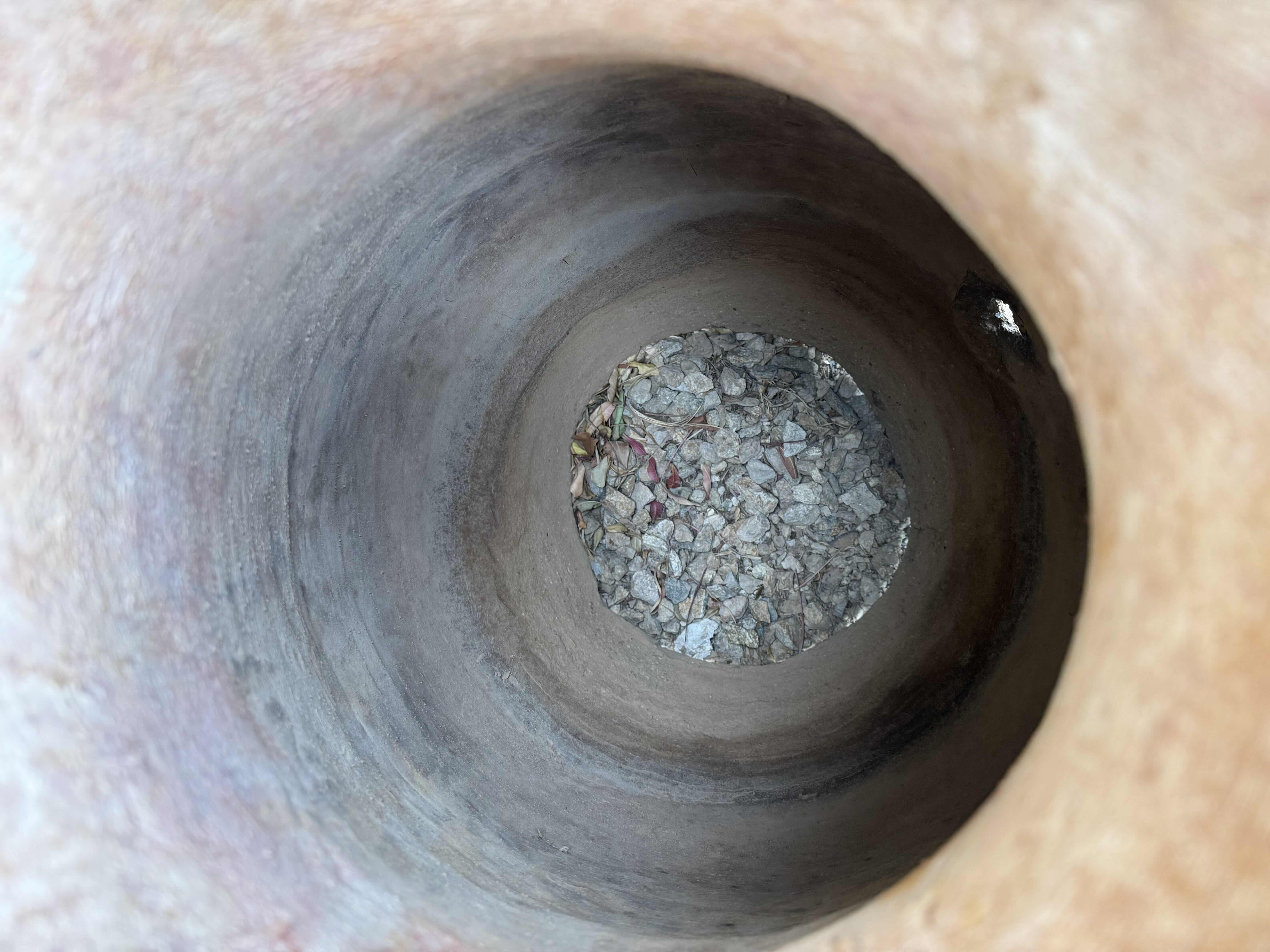 Photo 4 of HEAVY OUTDOOR DECORATIVE POT WITHOUT A BOTTOM H37”