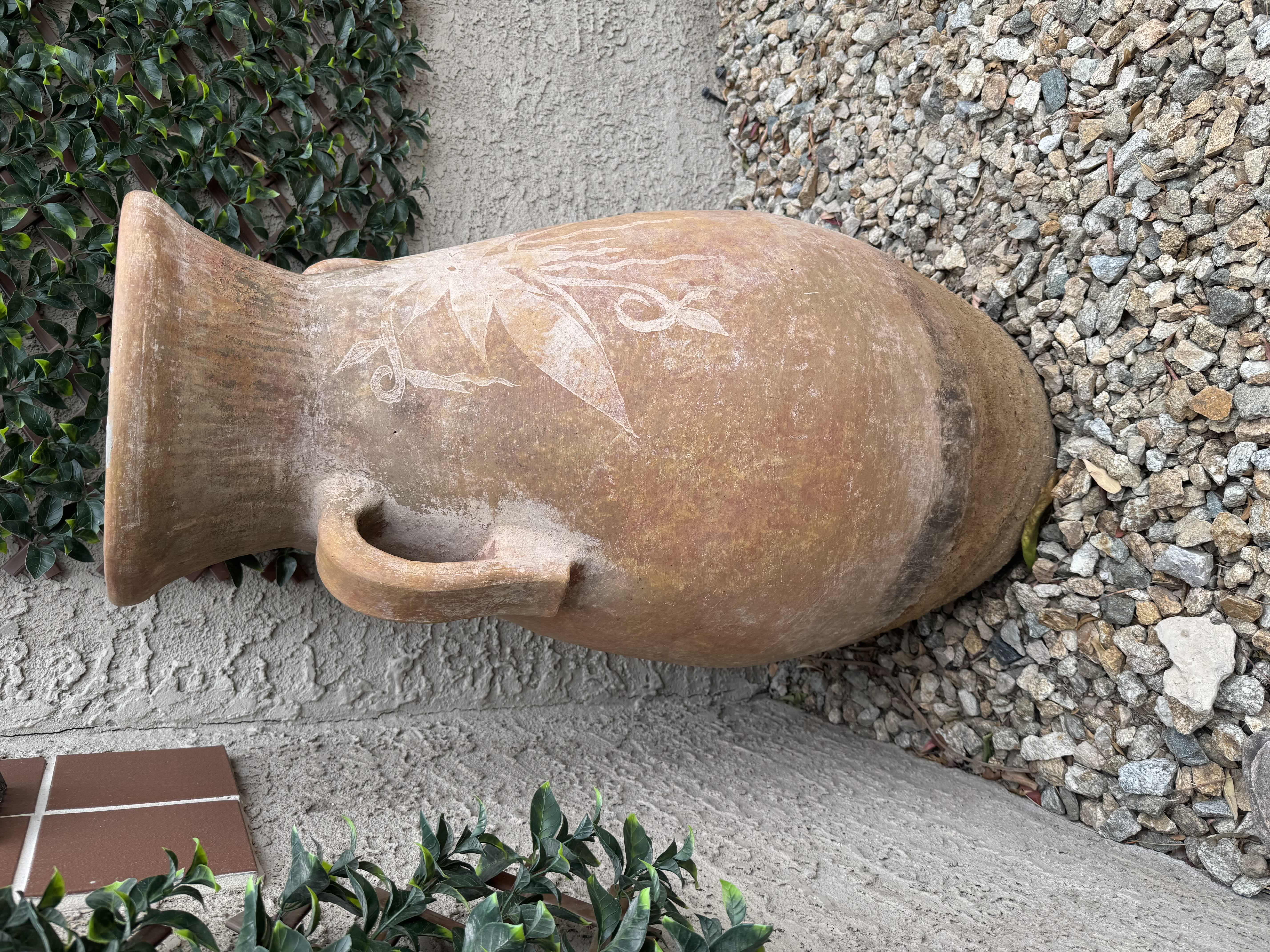 Photo 3 of HEAVY OUTDOOR DECORATIVE POT WITHOUT A BOTTOM H37”