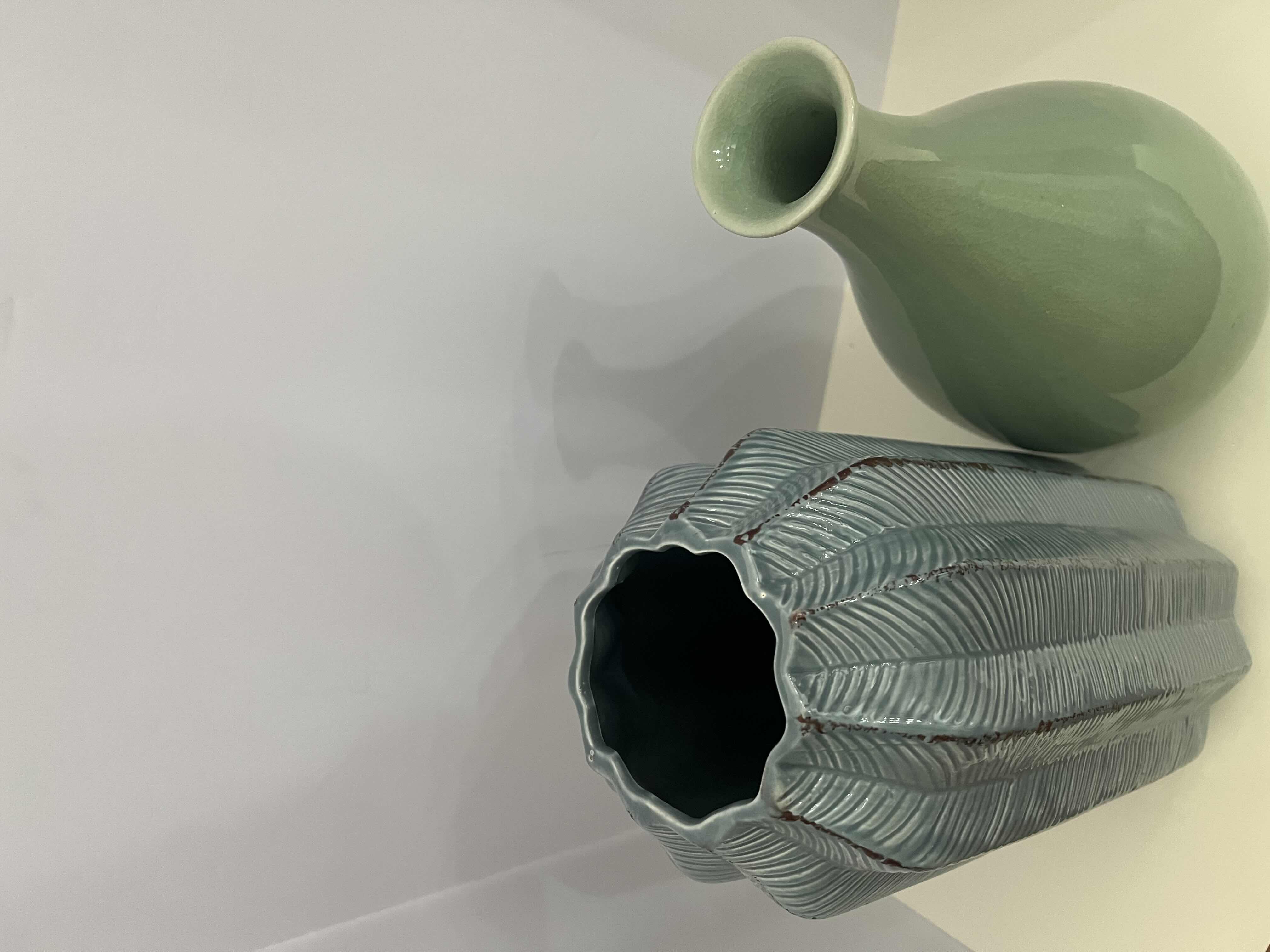 Photo 1 of 2-DECORATIVE VASES-HOME DECOR 18"H