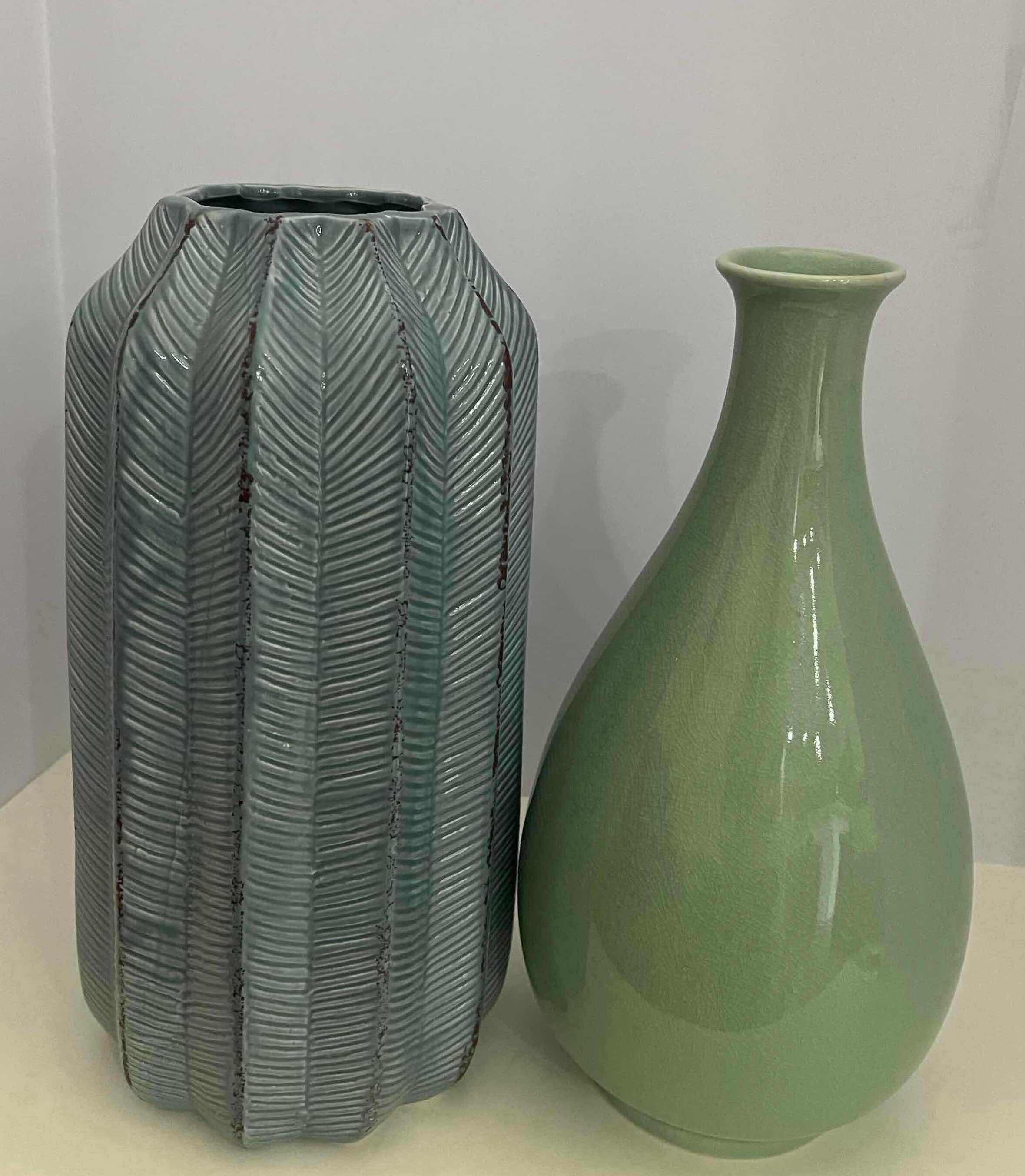 Photo 1 of 2-DECORATIVE VASES-HOME DECOR 18"H