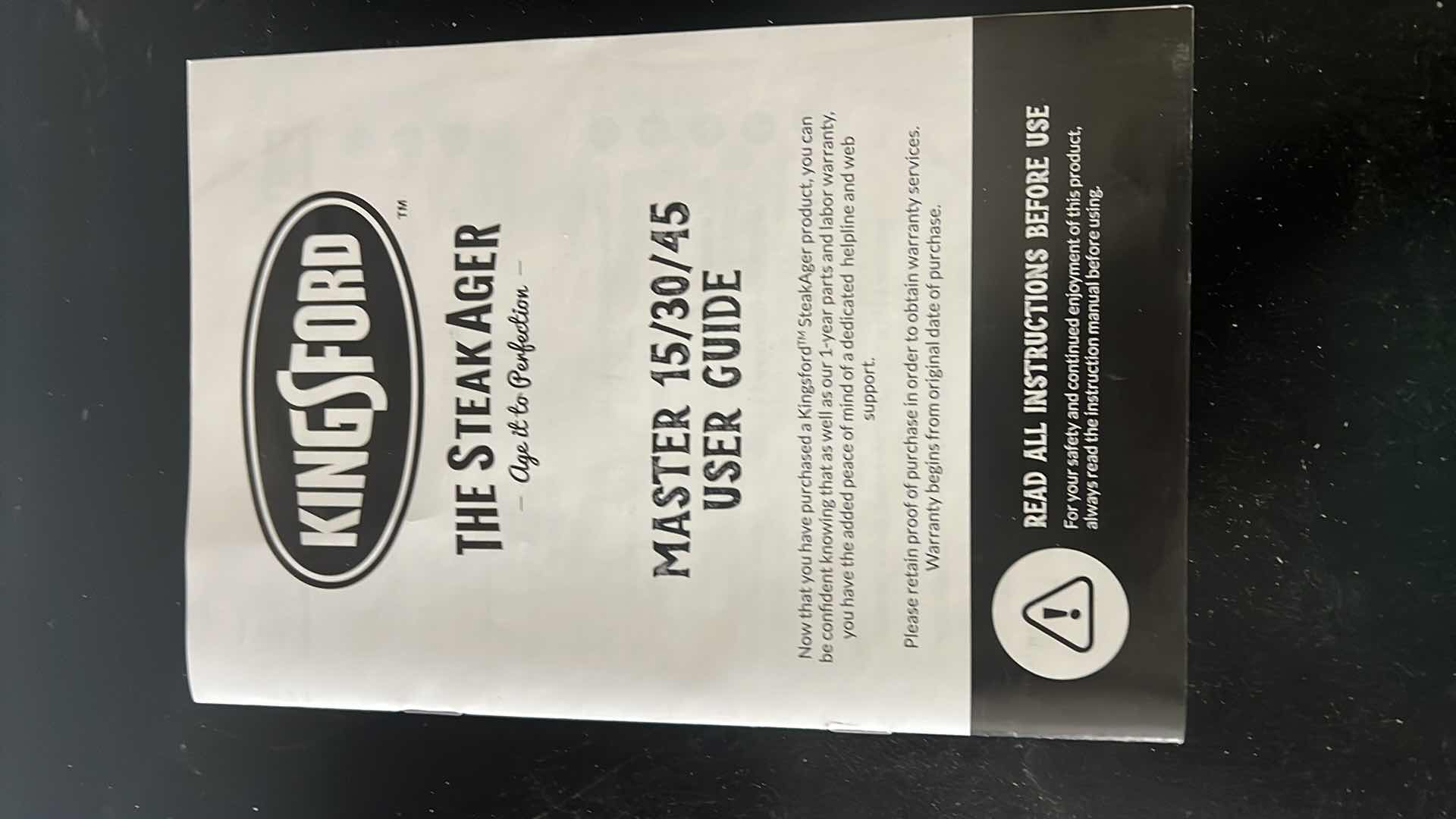 Photo 1 of KINGSFORD 4 RACK STEAK AGER-MASTER 15/30/45