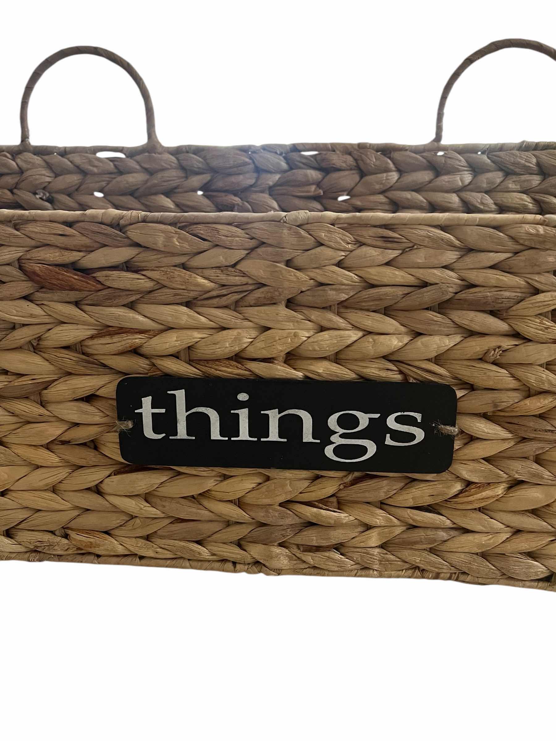 Photo 1 of WALL ART HANGING BASKET.