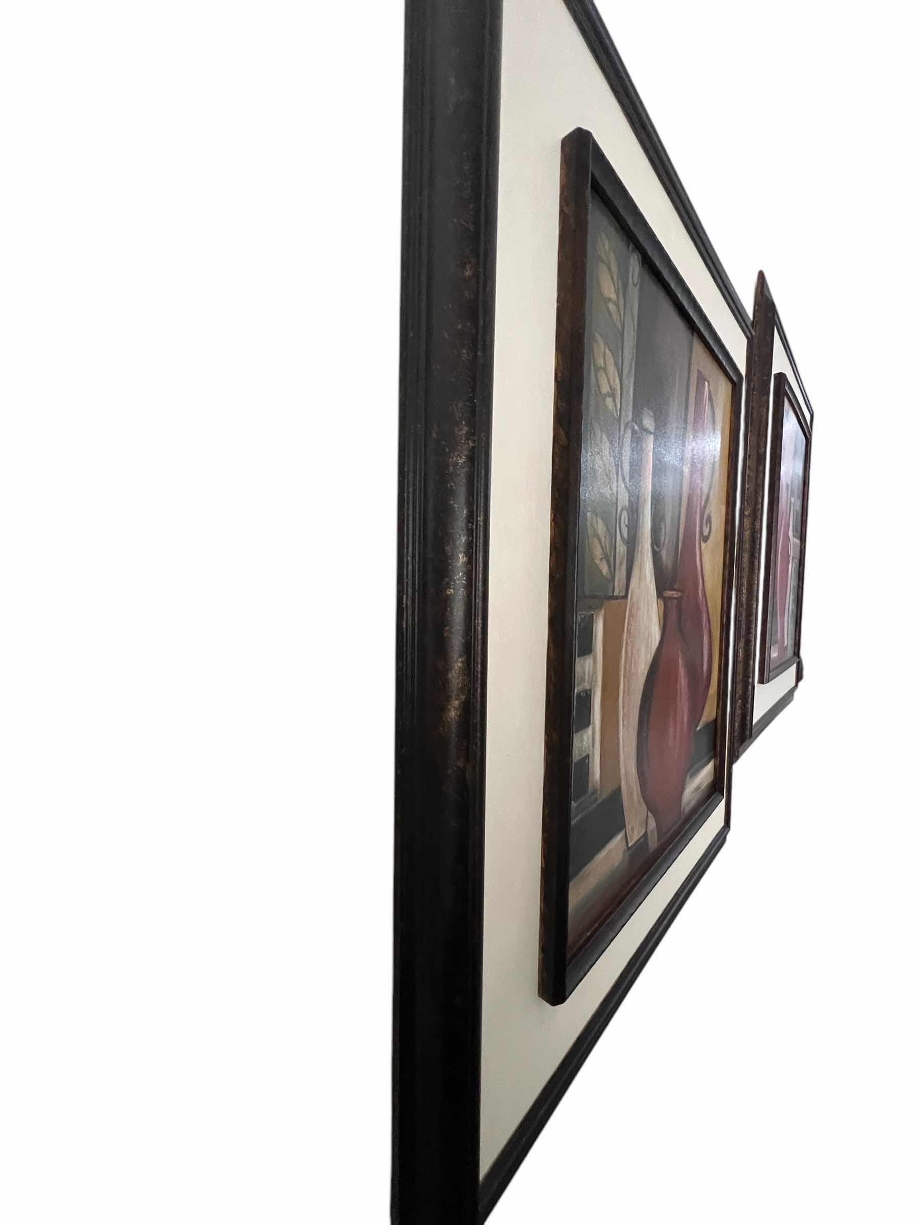 Photo 1 of PASTEL OIL  WINE JUG PAINTING. SIGNED BY ARTIST.