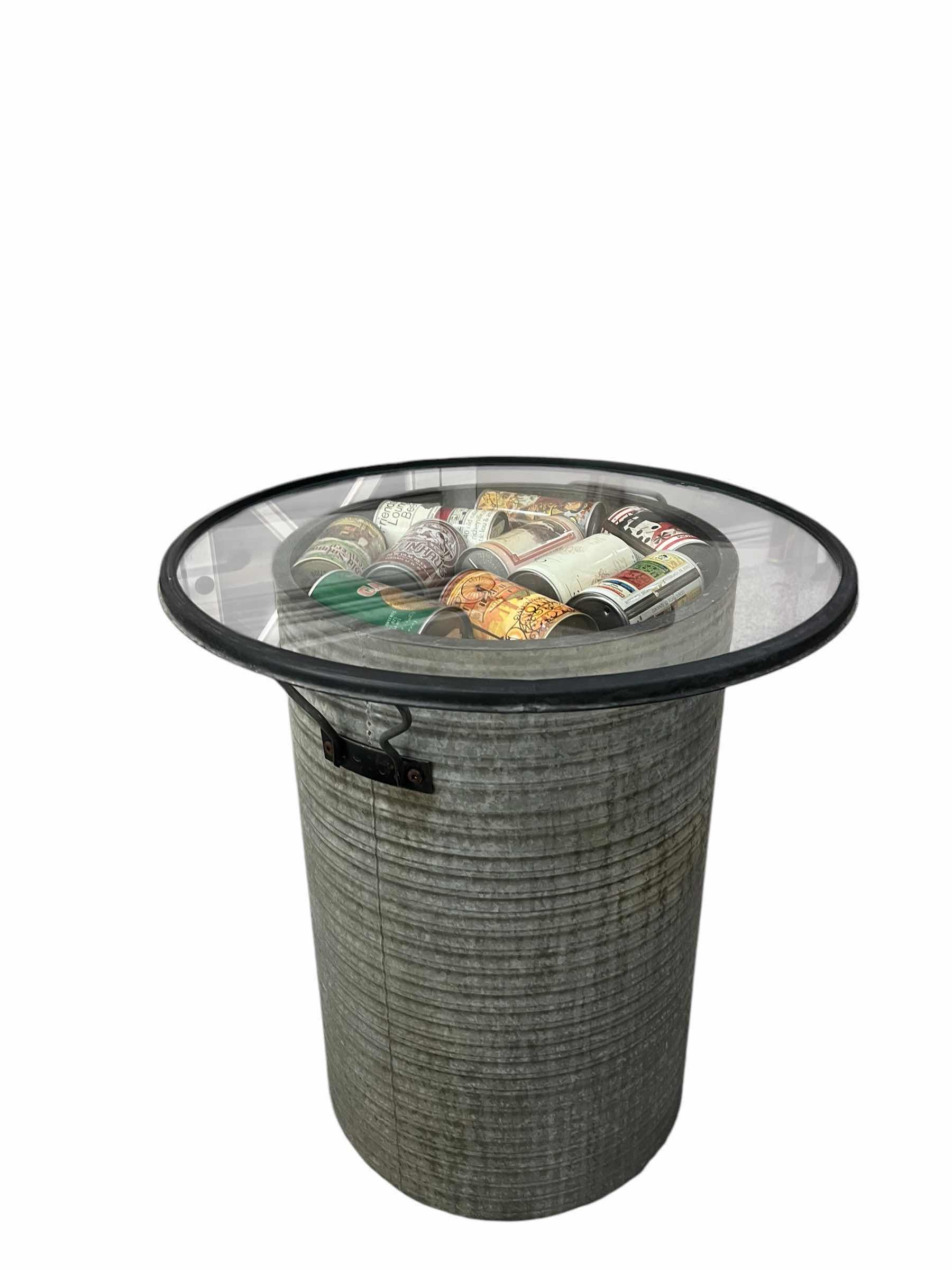 Photo 1 of INDUSTRIAL ART STYLE-SIDE TABLE 1 OF 2 IN SET (SOLD SEPARATELY.)