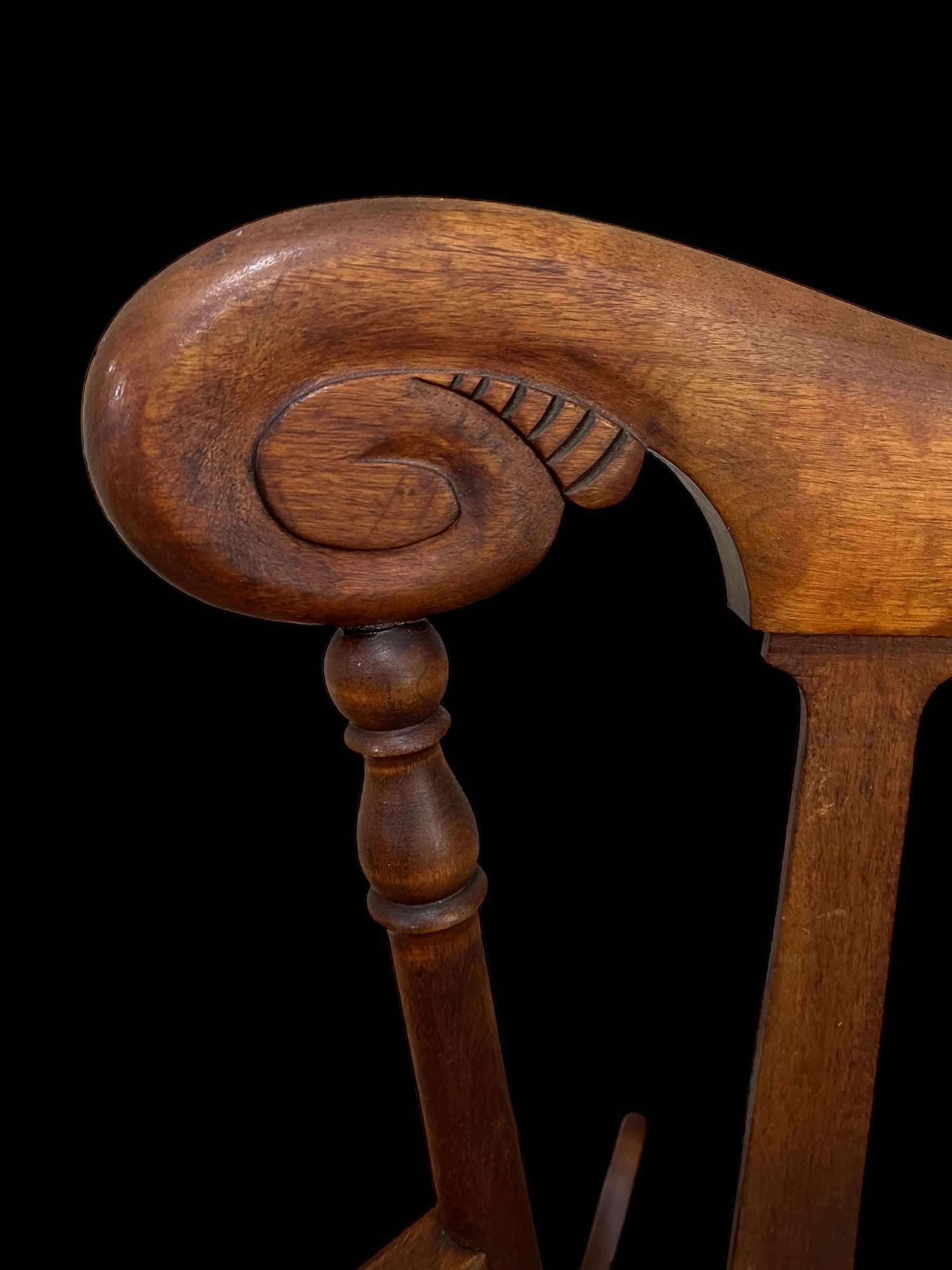 Photo 1 of VINTAGE WOODEN ROCKING CHAIR. 