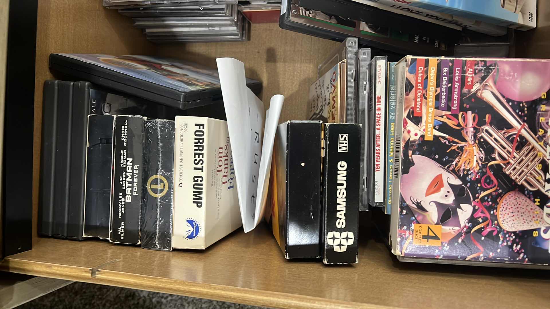 Photo 1 of CONTENTS OF OFFICE DRAWER. CDS DVD’ AND MISC ITEMS.