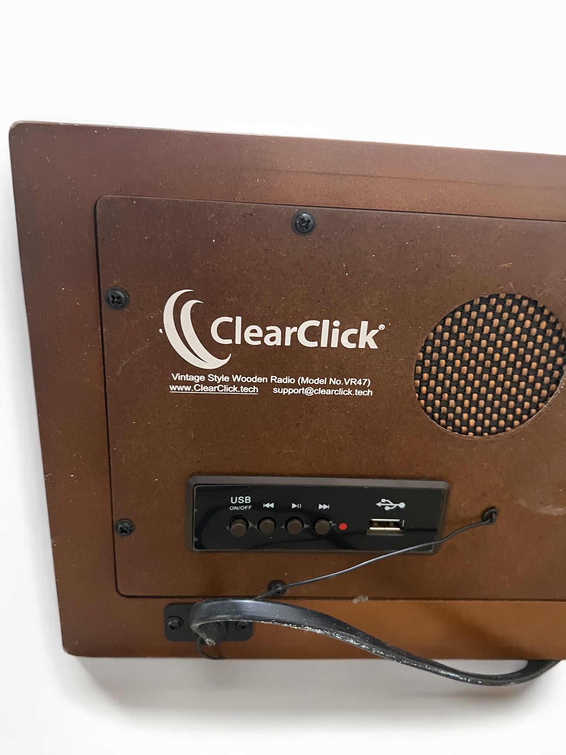 Photo 1 of VINTAGE STYLE WOODEN AM/FM RADIO.