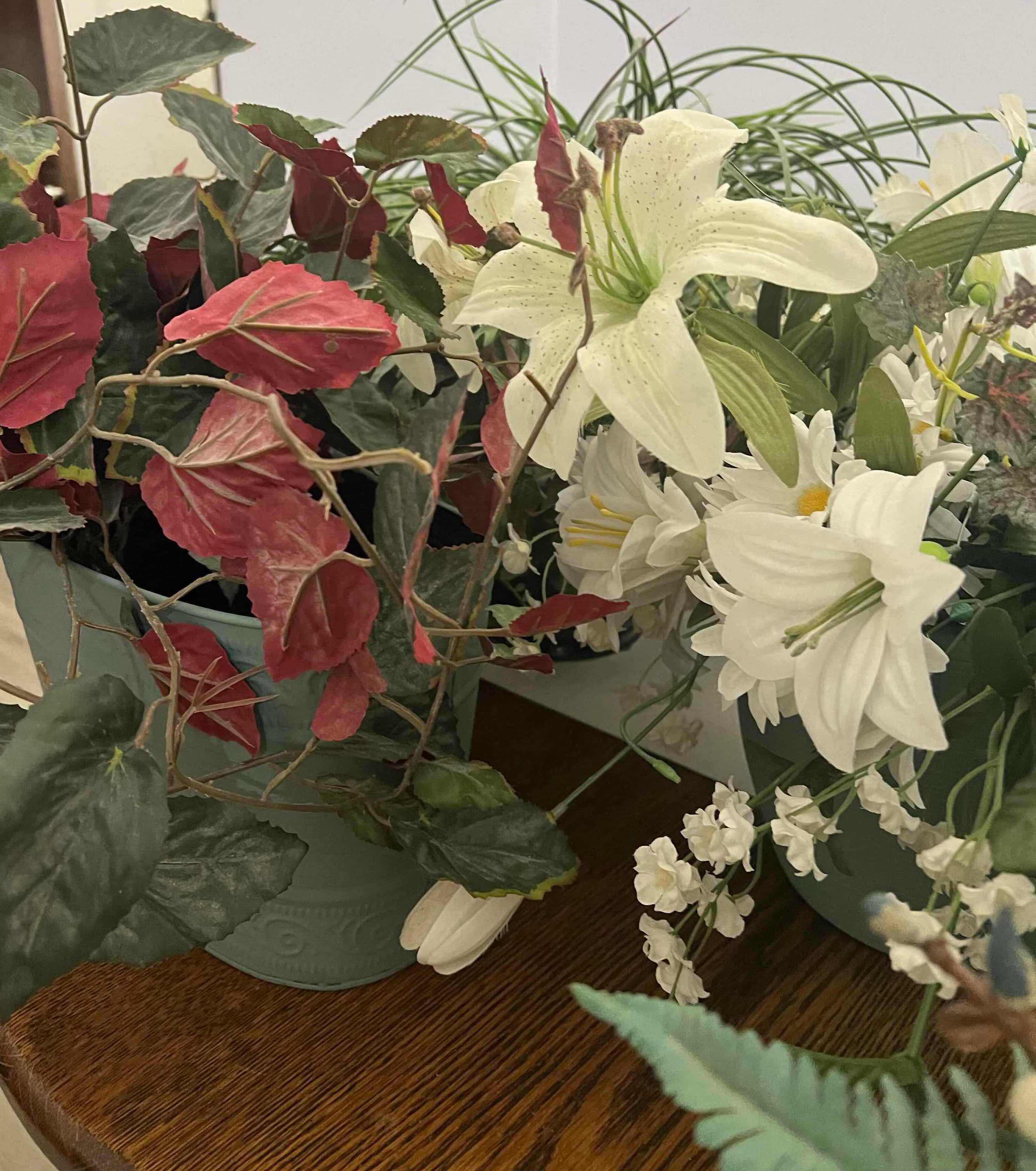 Photo 1 of 3-FAUX PLANTS