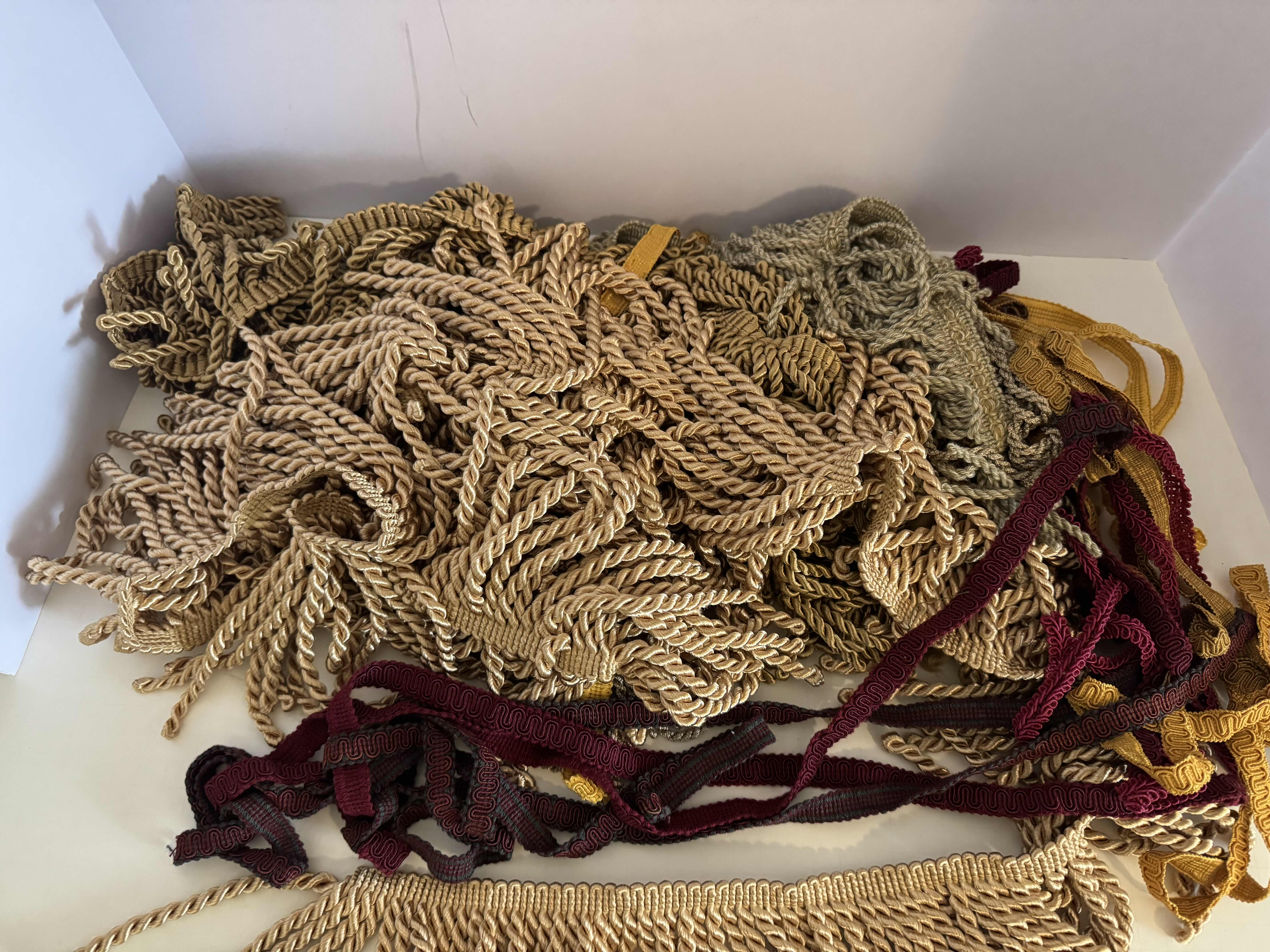 Photo 2 of FRINGE, EDGING AND (1) KNIT STOCKING