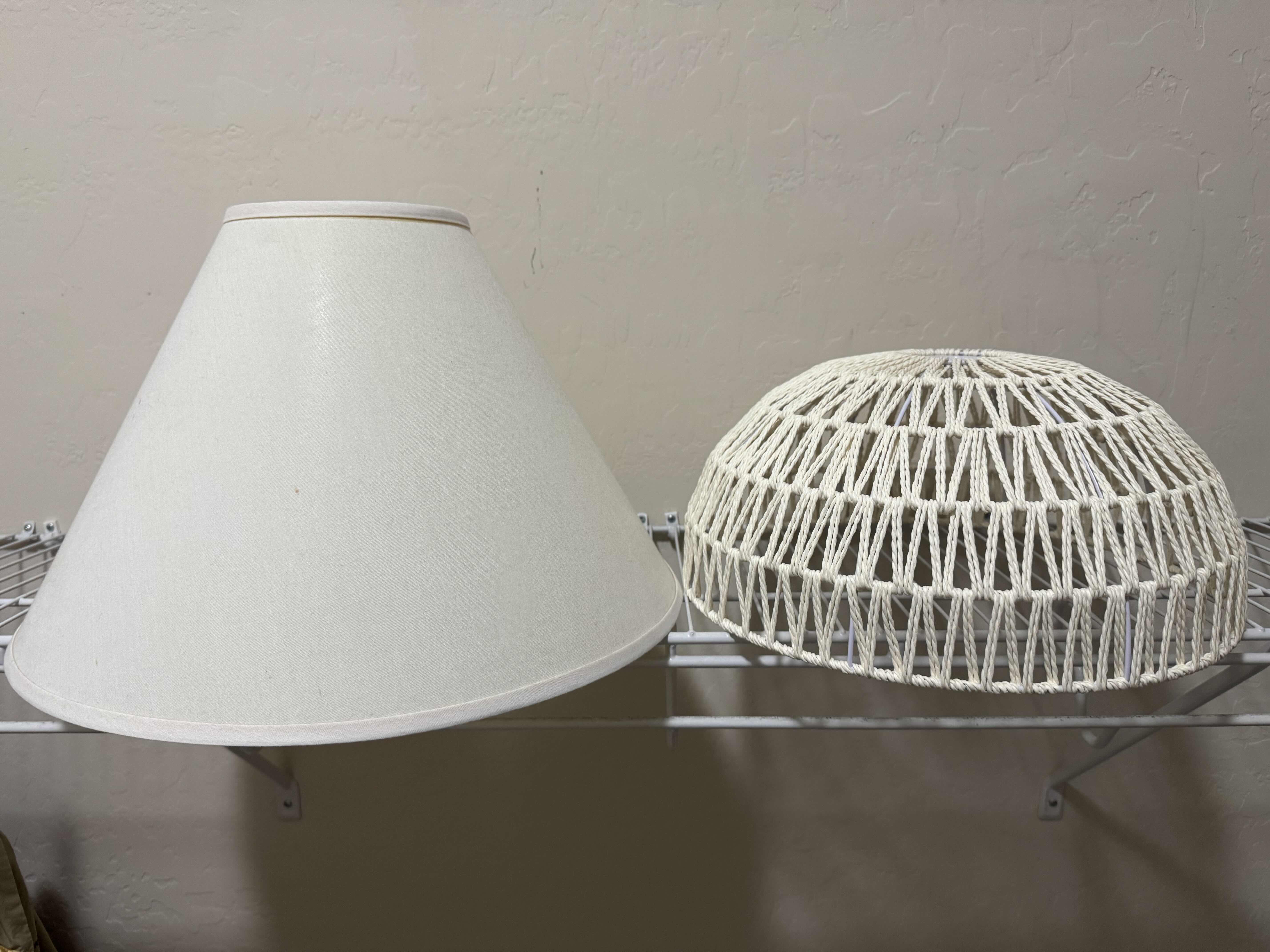 Photo 1 of 2 LAMP SHADES