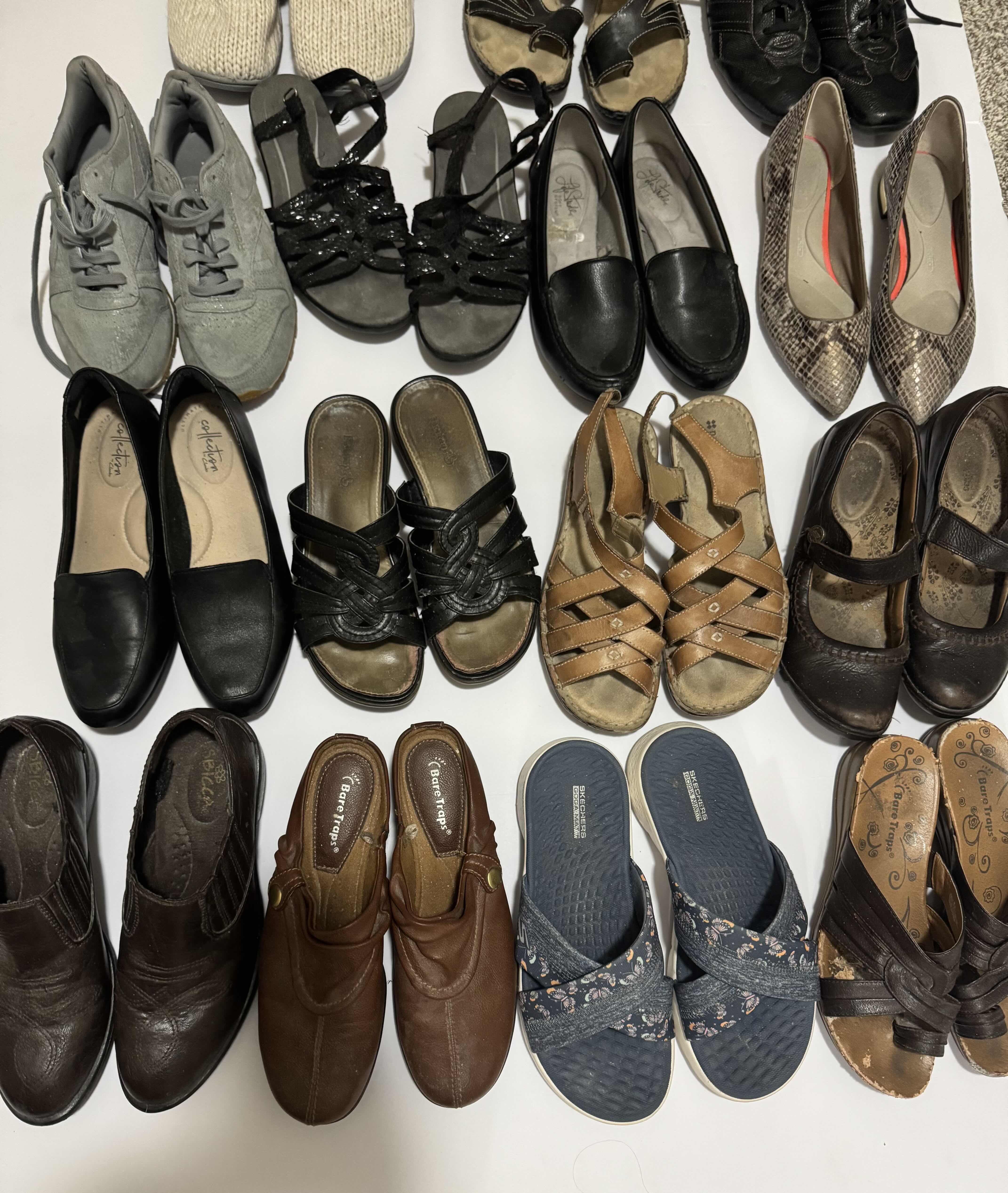 Photo 1 of 15 PAIR OF WOMEN’S ASSORTED SHOES SIZE 7-8