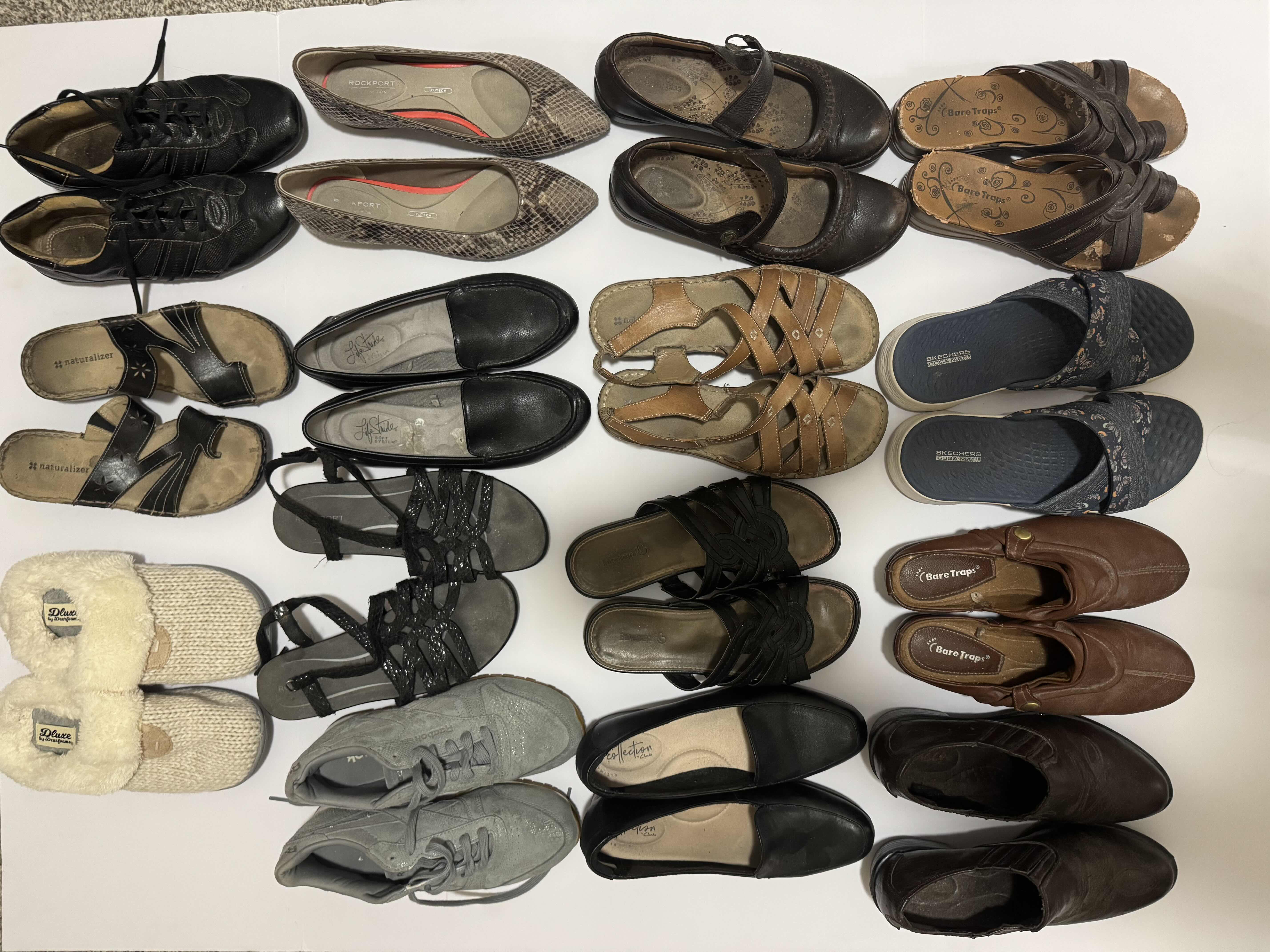 Photo 1 of 15 PAIR OF WOMEN’S ASSORTED SHOES SIZE 7-8