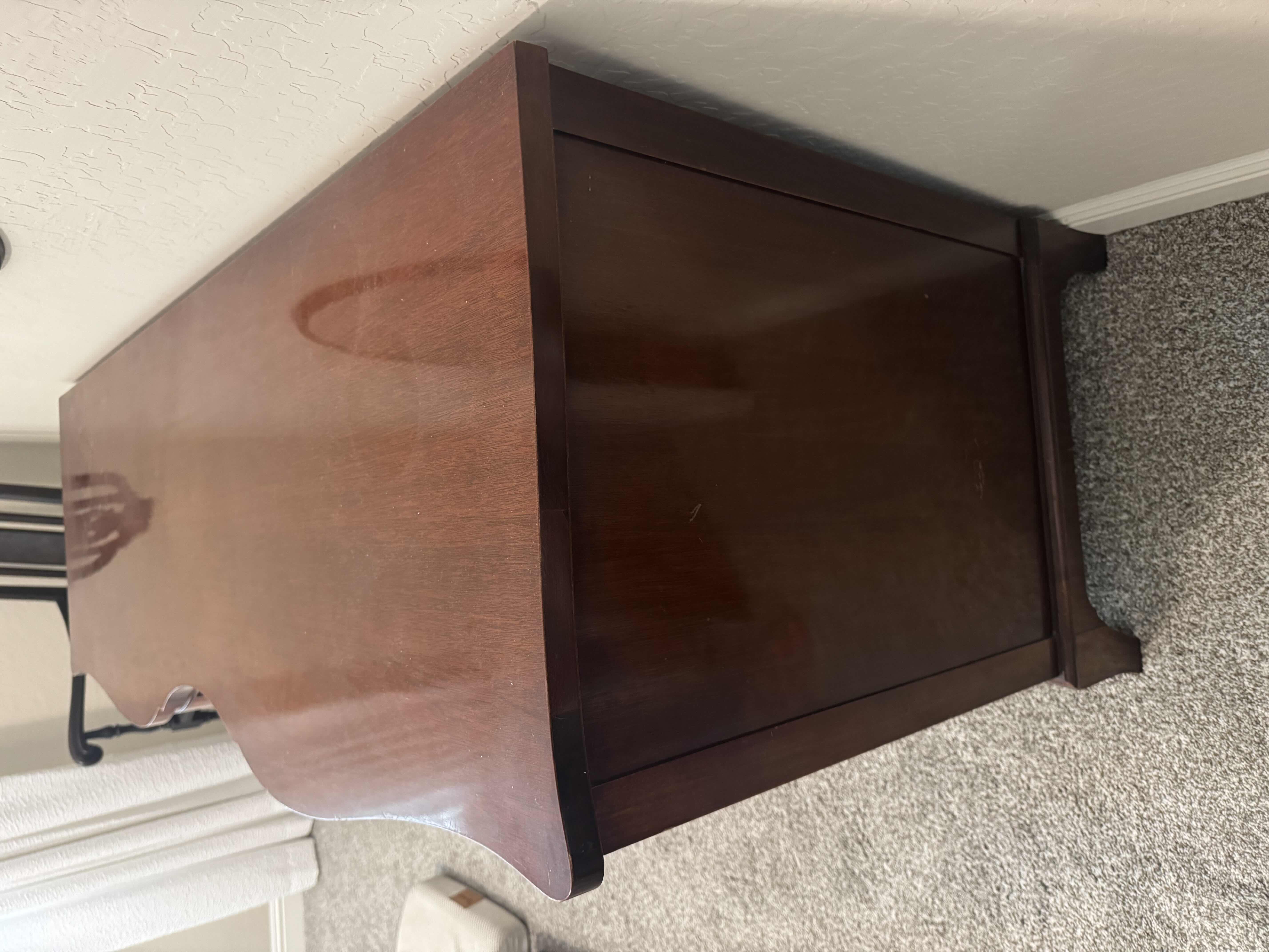 Photo 1 of VINTAGE  MAHOGANY 12 DRAWER DRESSER W TONGUE & GROOVE DRAWERS  62” X 22” H33”