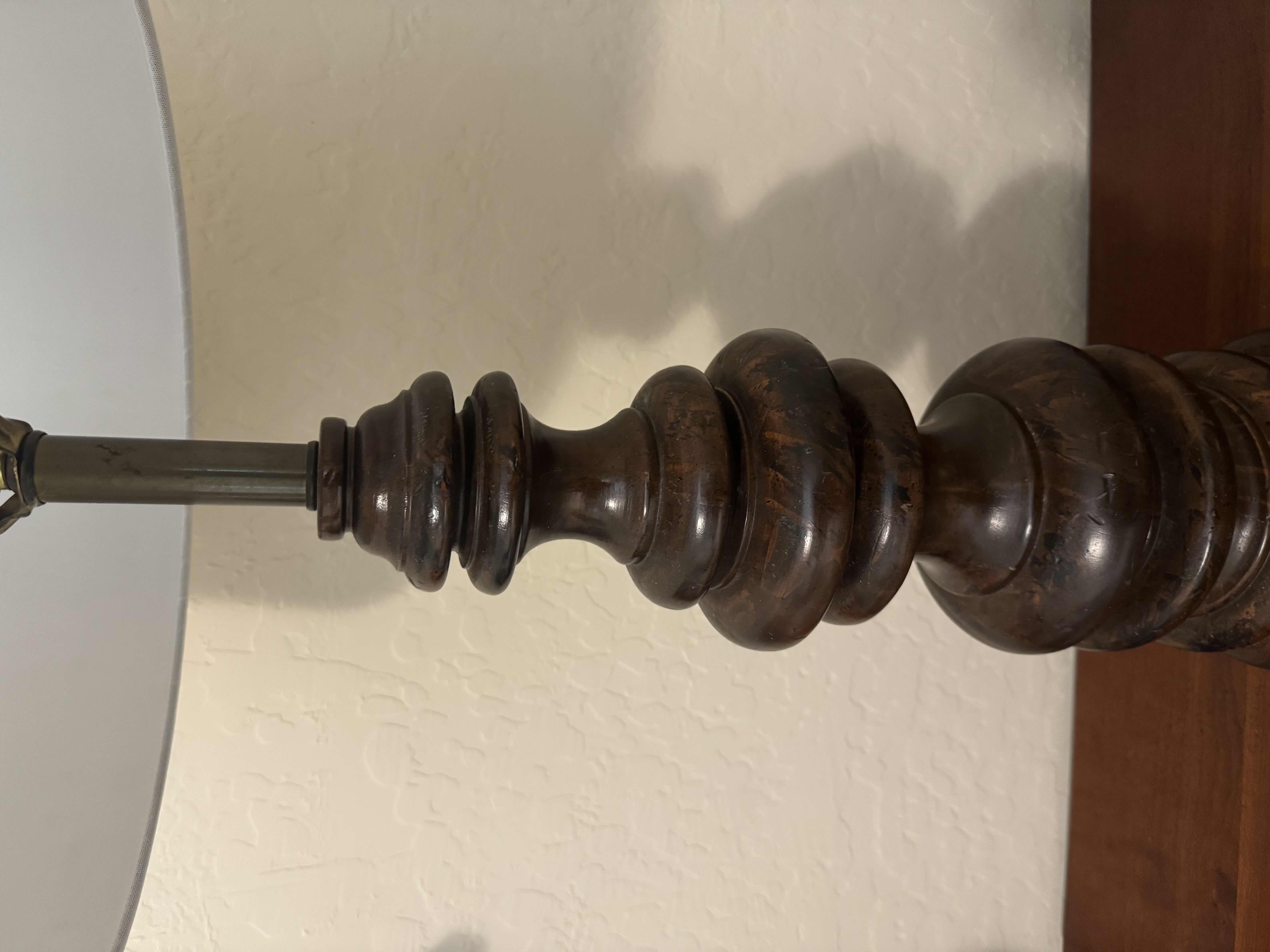 Photo 1 of HOME DECOR-SIDE TABLE LAMP 33”H 1 OF 2 IN SET (SOLD SEPARATELY)